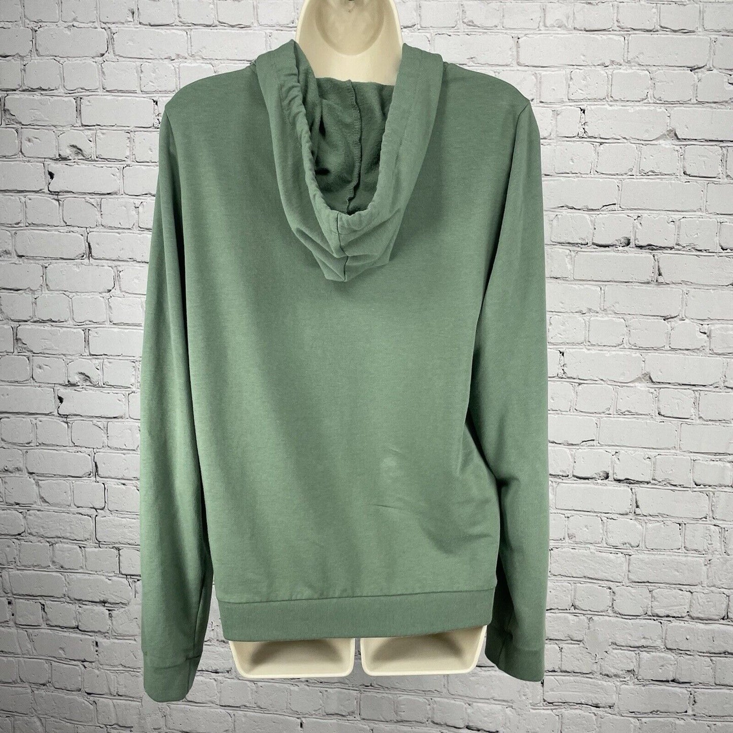 NWT Marine Layer Sage Green Soft Lightweight Zip Hoodie USA Made Size Large L