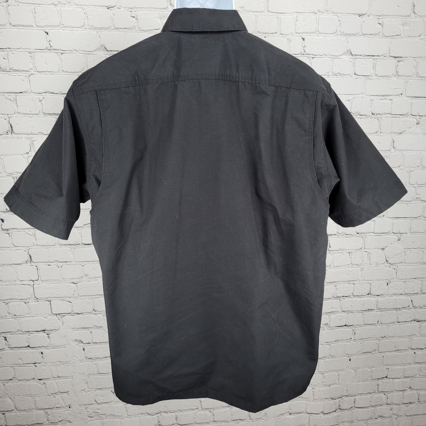 5.11 Tactical Series Black Workwear Button Up Short Sleeve Shirt Size Large L