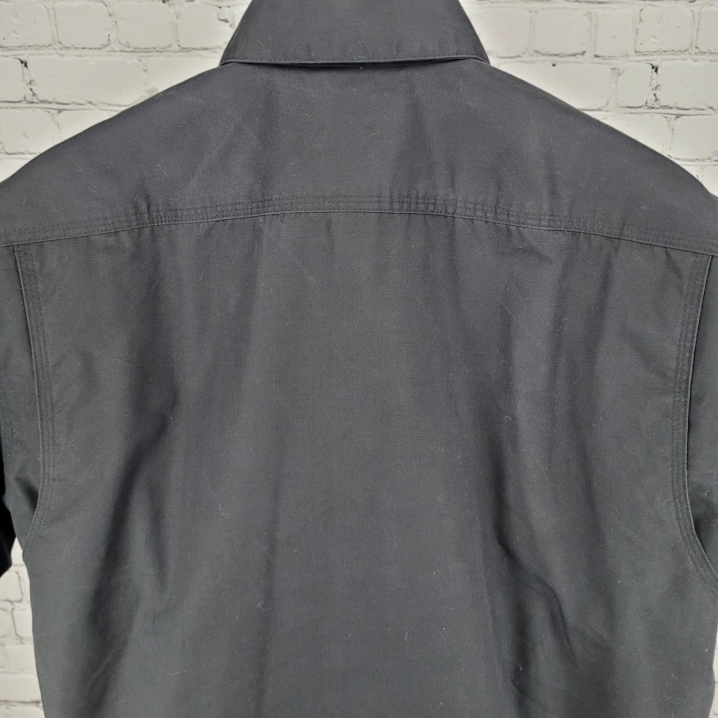 5.11 Tactical Series Black Workwear Button Up Short Sleeve Shirt Size Large L