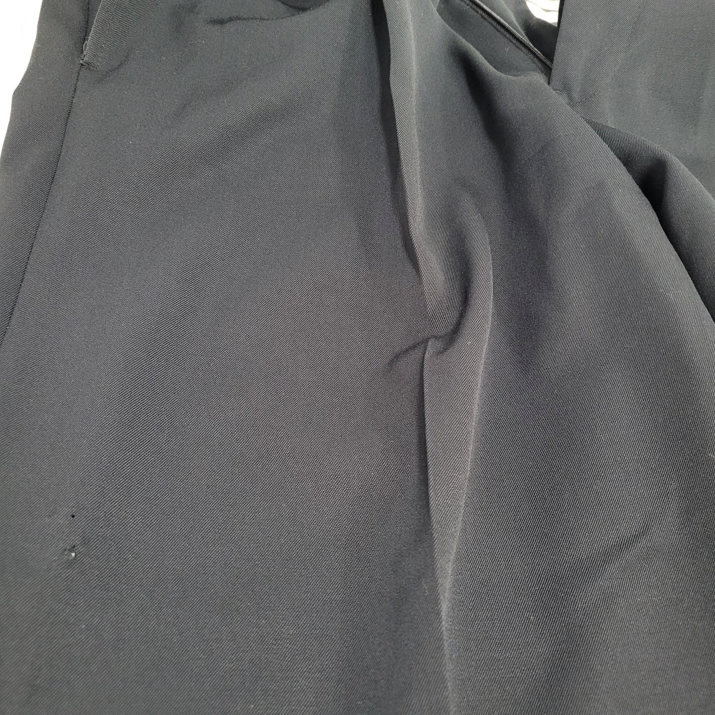 Brooks Brothers Navy 100% Wool Pleated Cuffed Straight Dress Pants 34x34 *holes