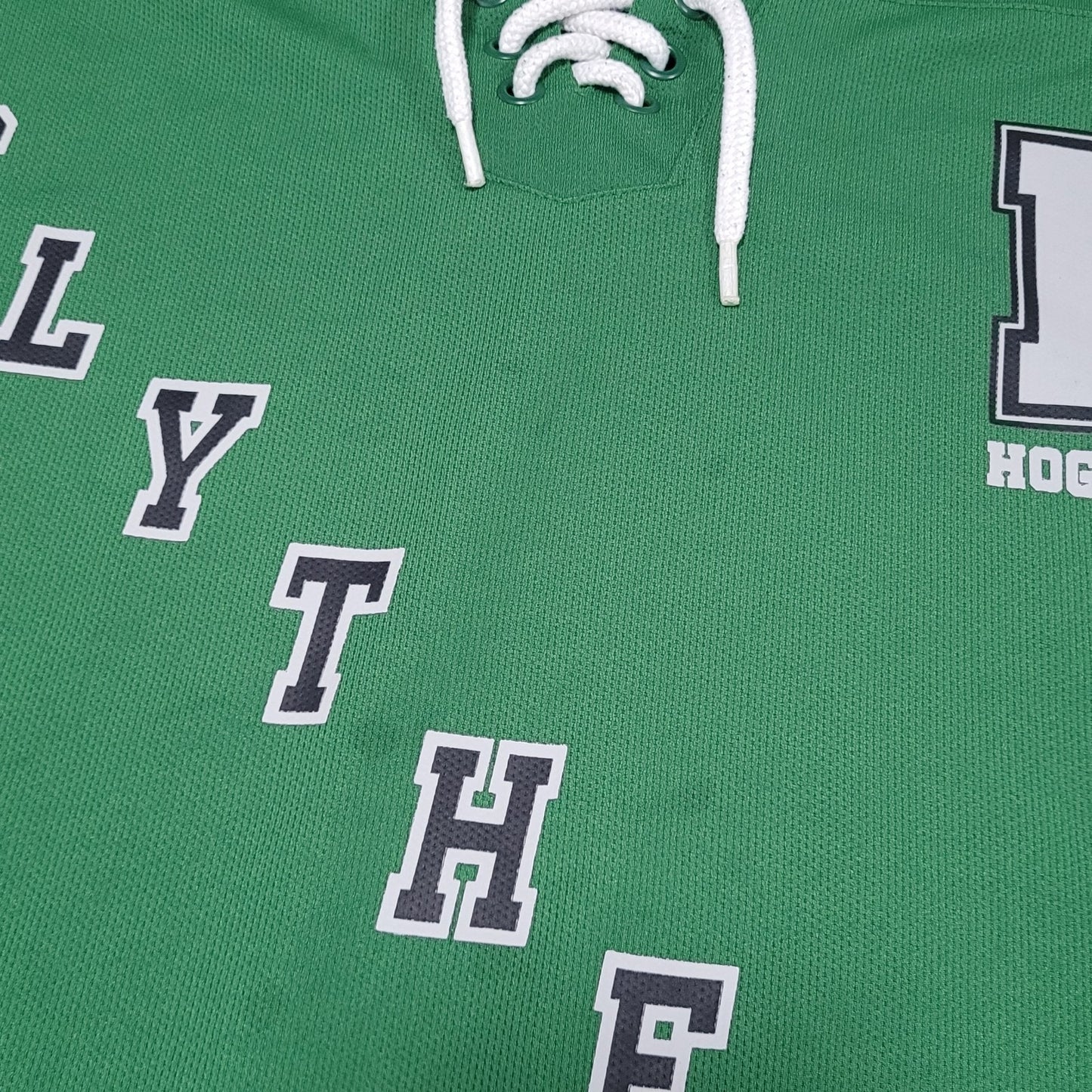Harry Potter Hogwarts Slytherin Green Pullover Long Sleeve Jersey Shirt Small S