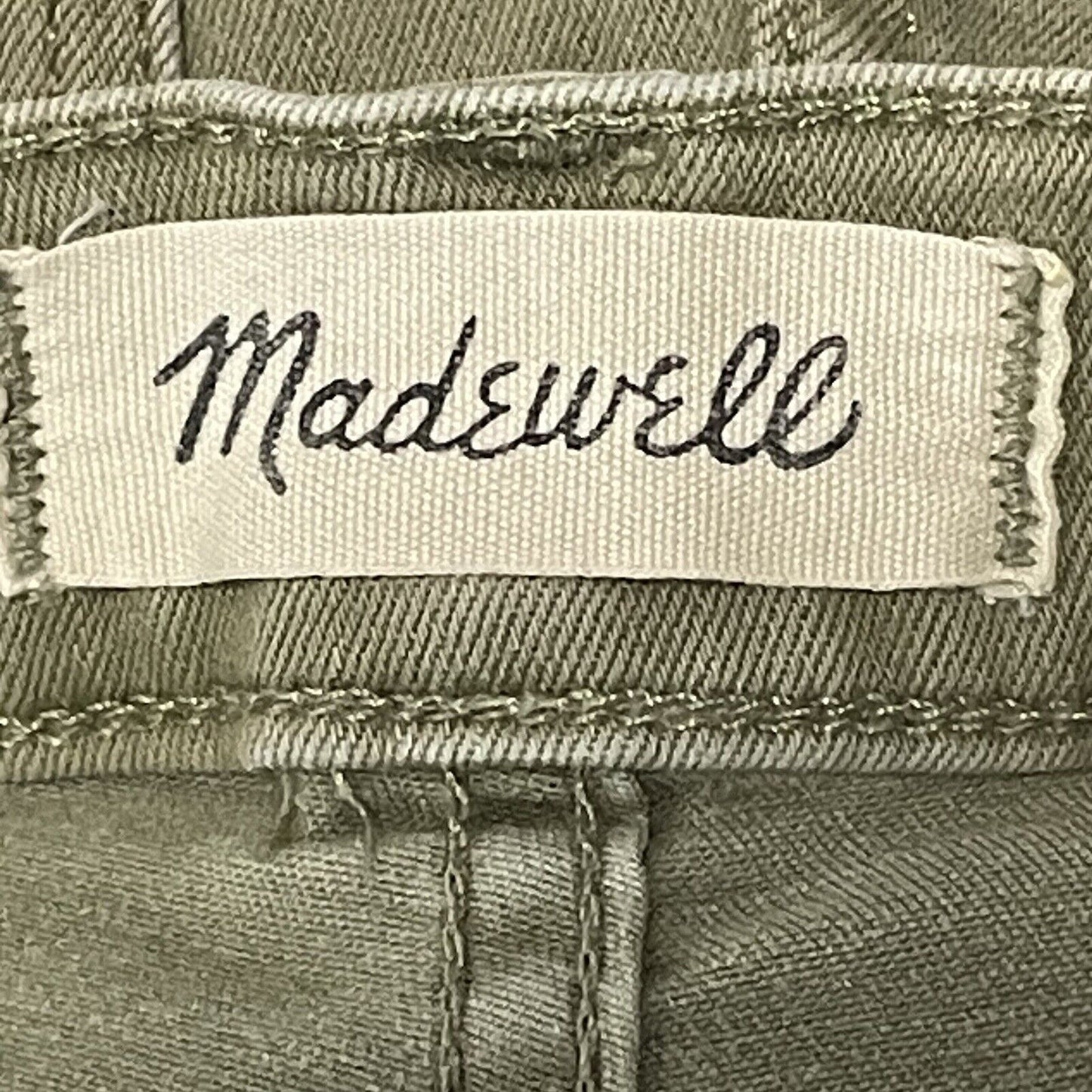 Madewell Green 9” High Rise Skinny Jeans Lightweight Stretch Size 27 (27x26.5)