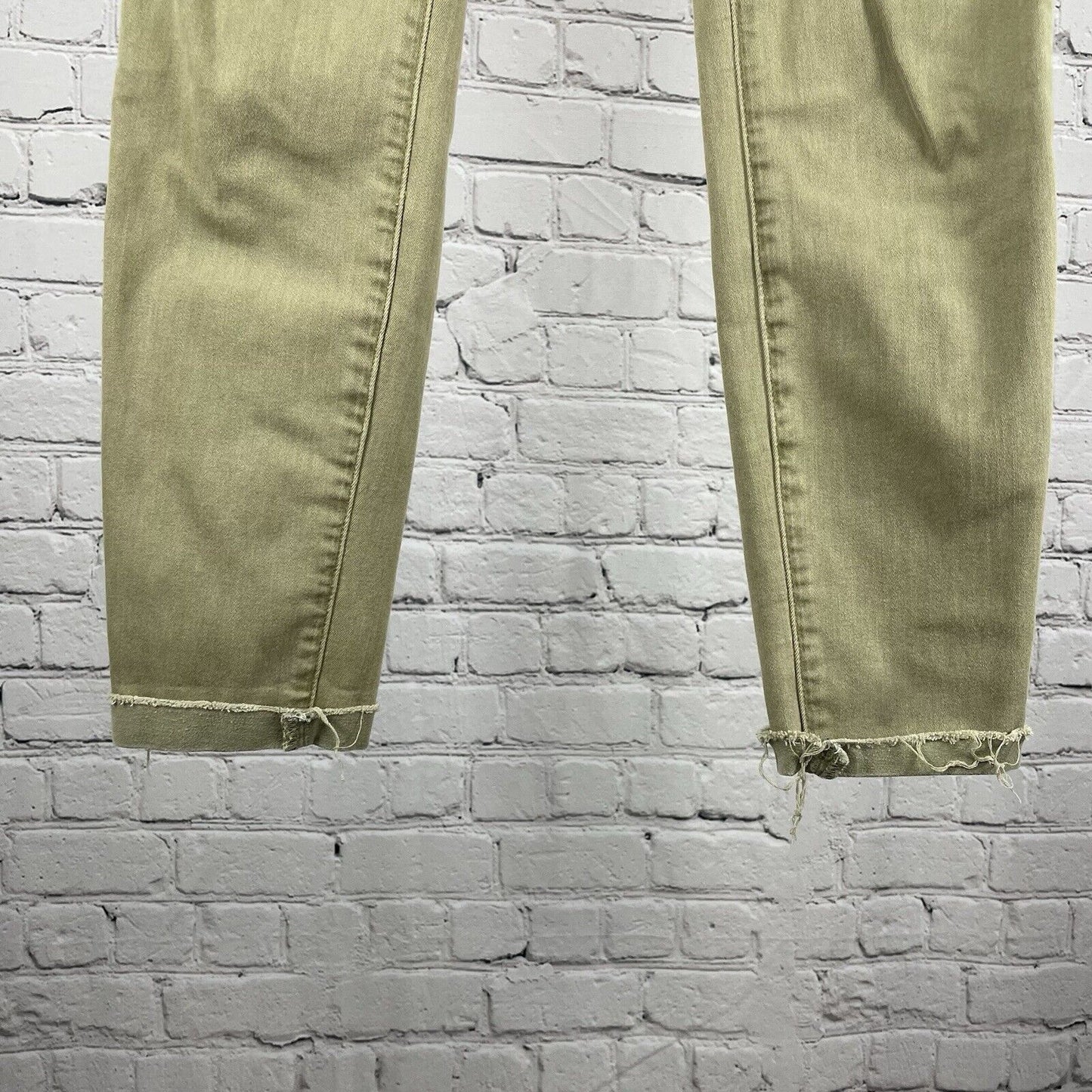 Madewell Green 9” High Rise Skinny Jeans Lightweight Stretch Size 27 (27x26.5)