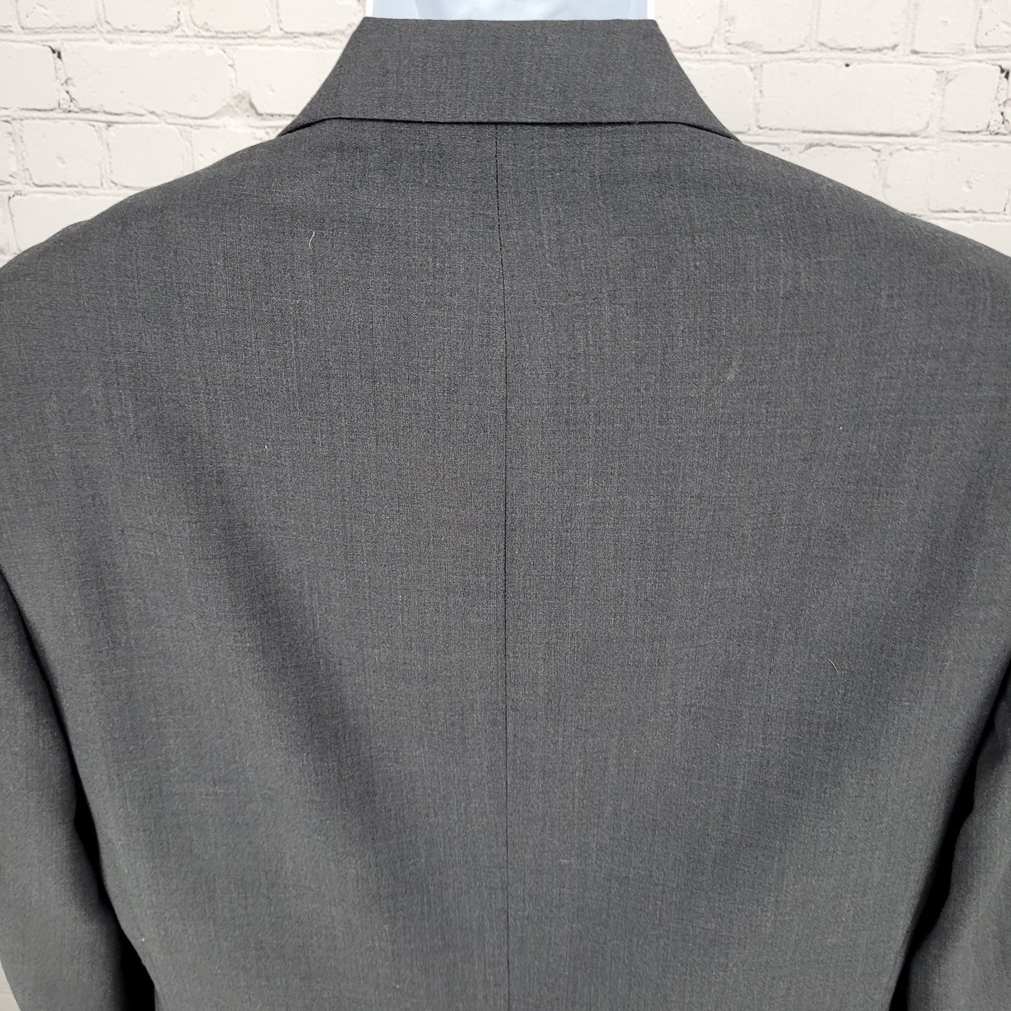 Brooks Brothers Grey 346 Wool Stretch 3 Button Notch Blazer Sport Coat Size 40L