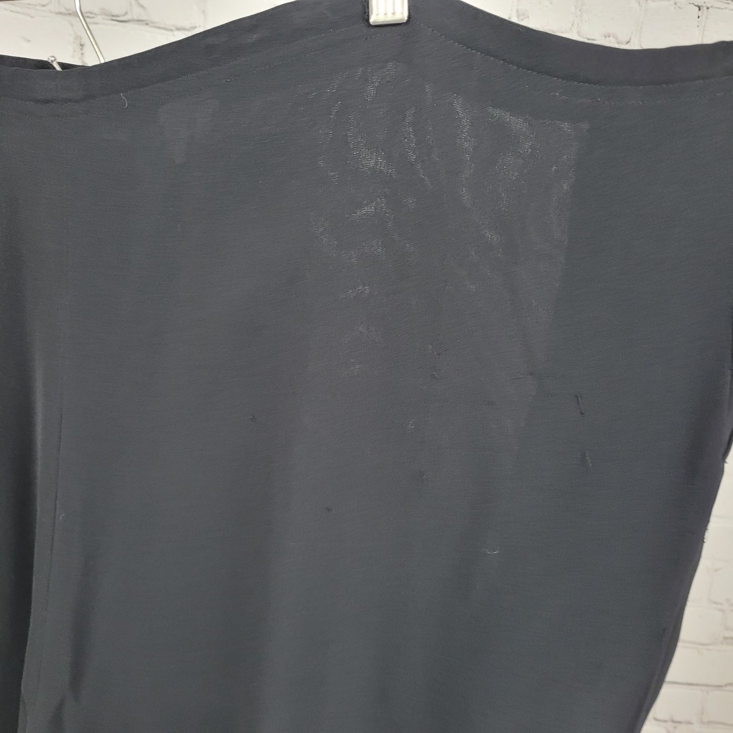 VTG Jones New York Black Lightweight Crop Pants USA Made Size 20W (51x21)