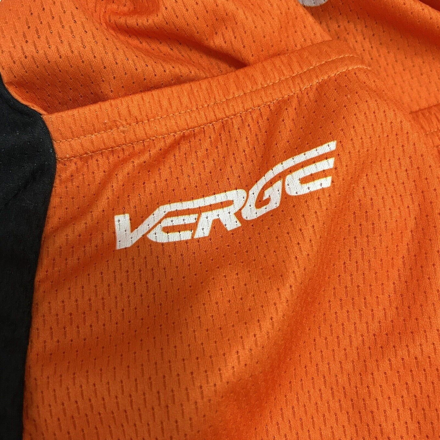 Verge Elite Orange Freescale Sleeveless Zip Up Bicycle Jersey Women’s Size 3XL