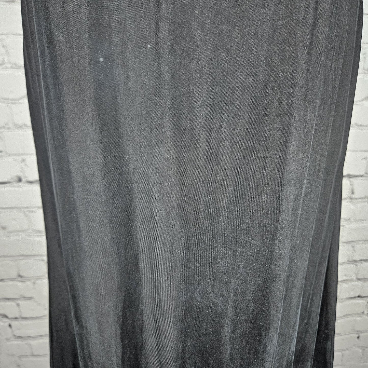 Yoana Baraschi Black 100% Silk Beaded Ruffle Sleeveless Short Dress Medium M