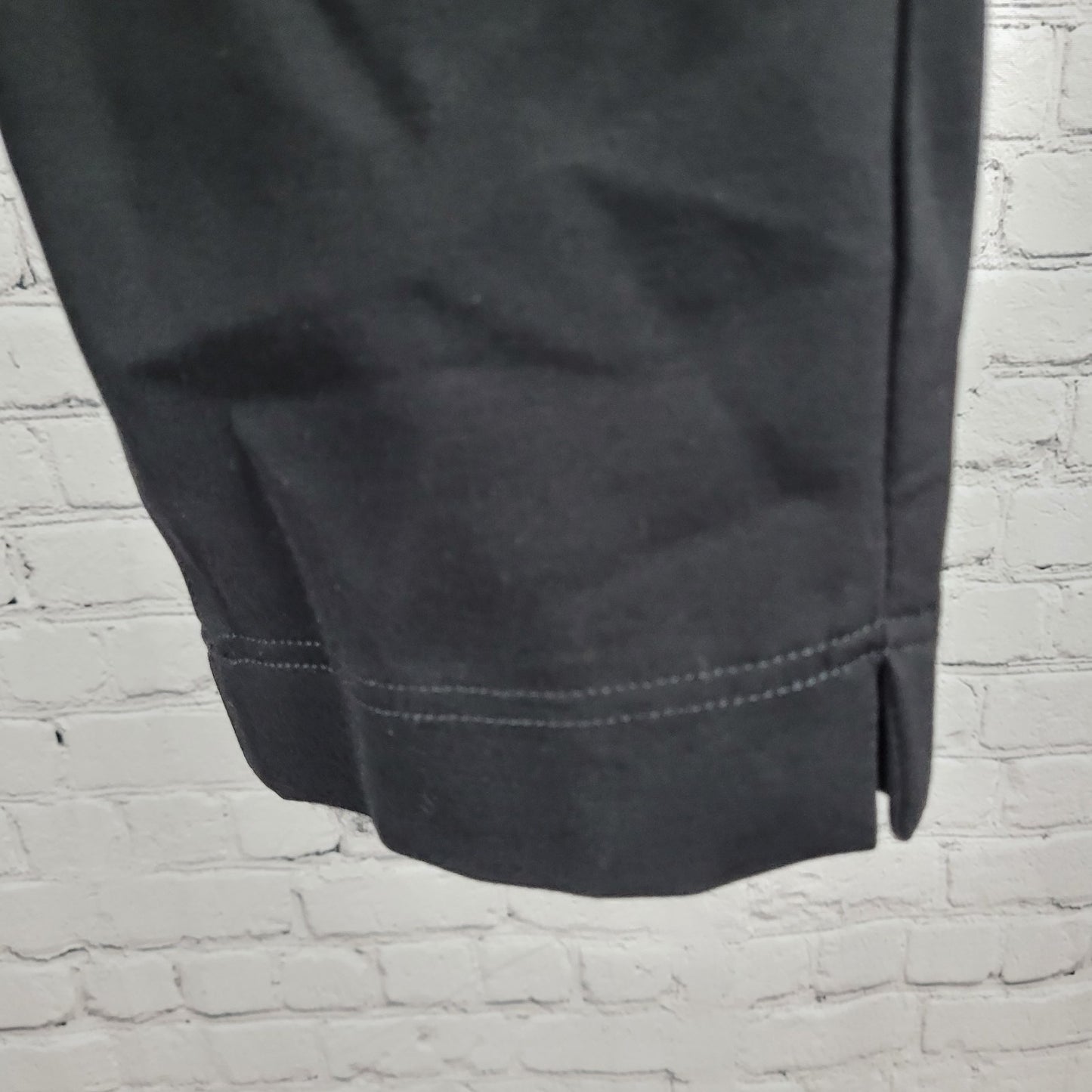 NWT KUT From The Kloth Black Elizabeth Straight Leg Stretch Pants 6 (30x27)