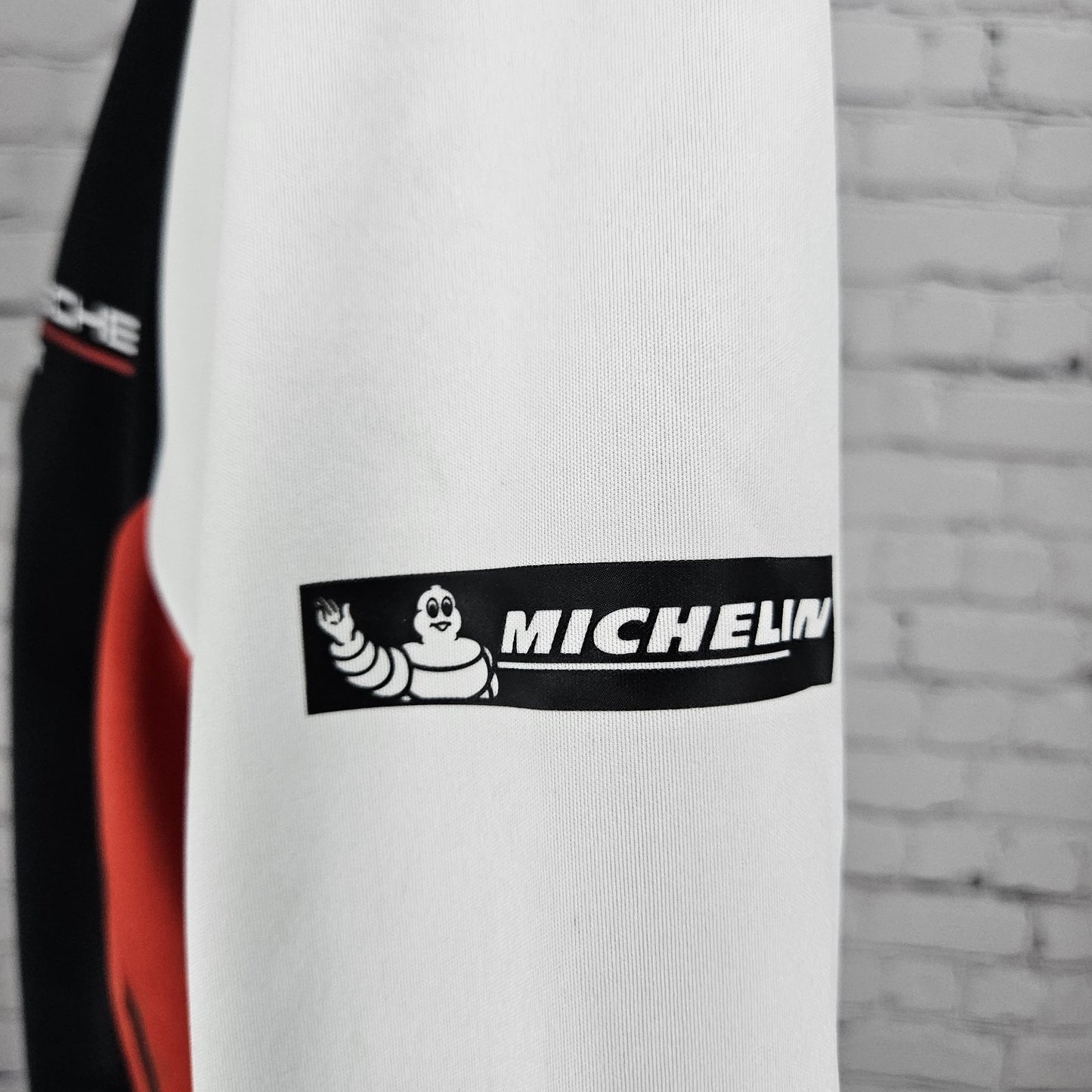 Porsche Driver's Selection Red Black Fleece Lined Waterproof Zip Jacket Small S