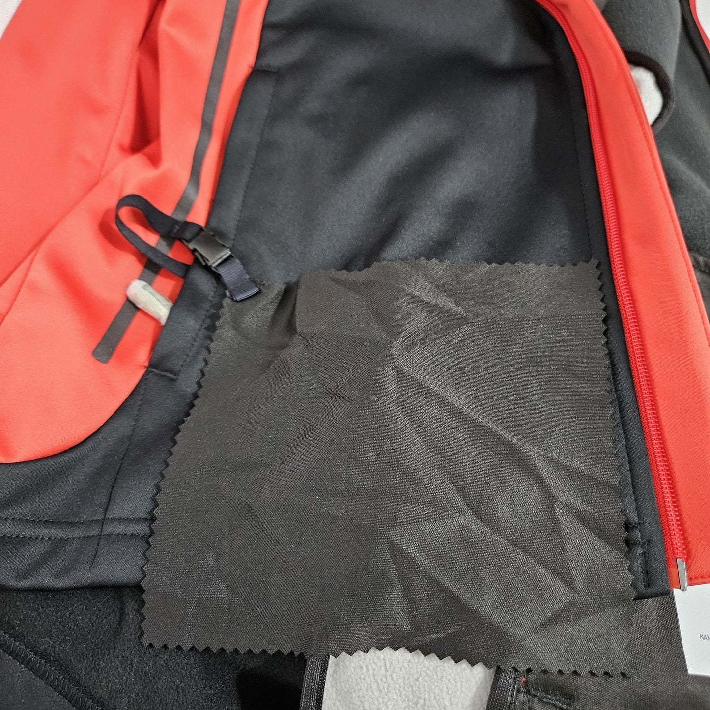 Porsche Driver's Selection Red Black Fleece Lined Waterproof Zip Jacket Small S