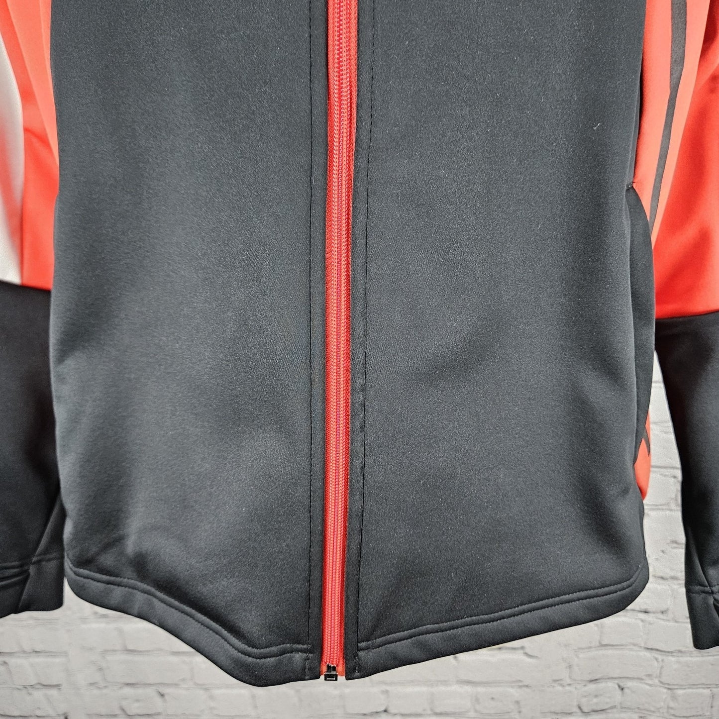 Porsche Driver's Selection Red Black Fleece Lined Waterproof Zip Jacket Small S