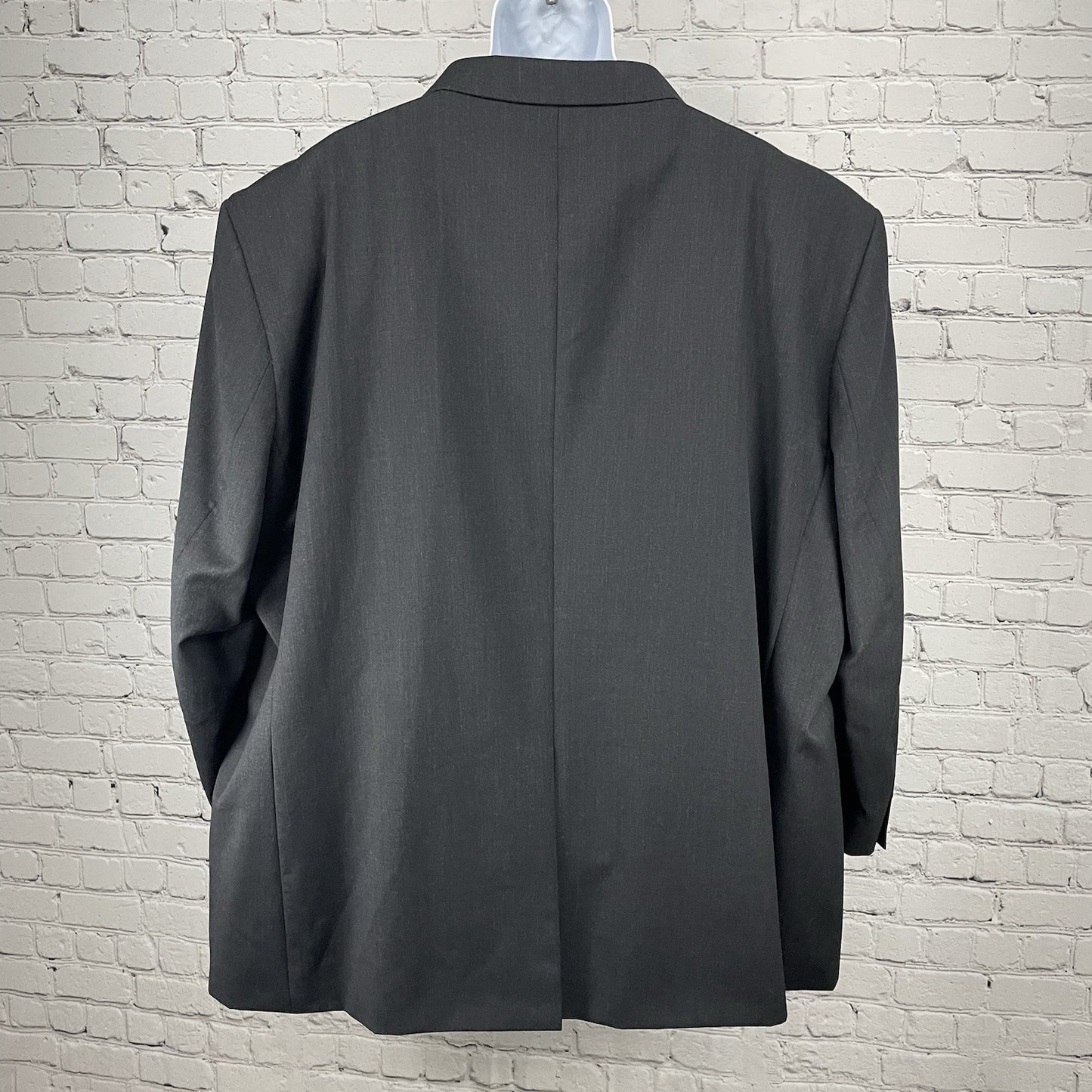 Joseph & Feiss Black Wool 2 Button Vented Blazer Jacket Sport Coat Size 60R
