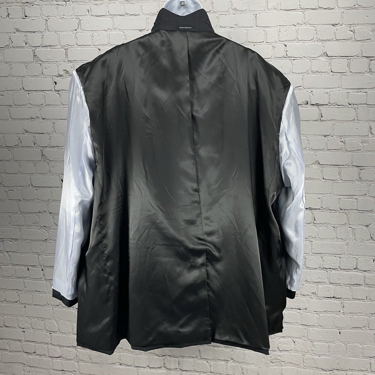Joseph & Feiss Black Wool 2 Button Vented Blazer Jacket Sport Coat Size 60R