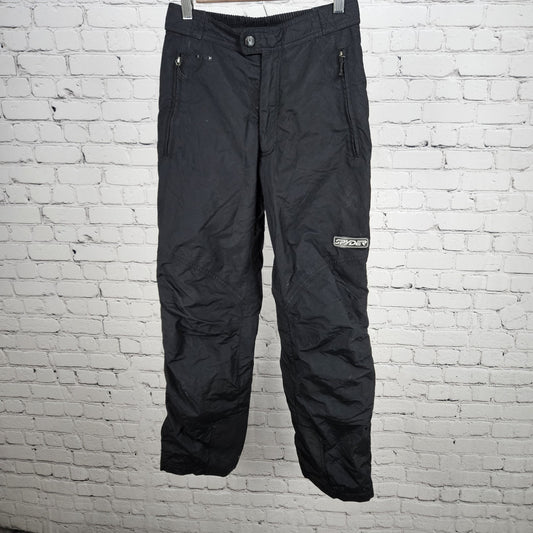 Spyder Black Thinsulate Entrant GII 5Kmm Snow Ski Snowboard Pants 4 (25x29)