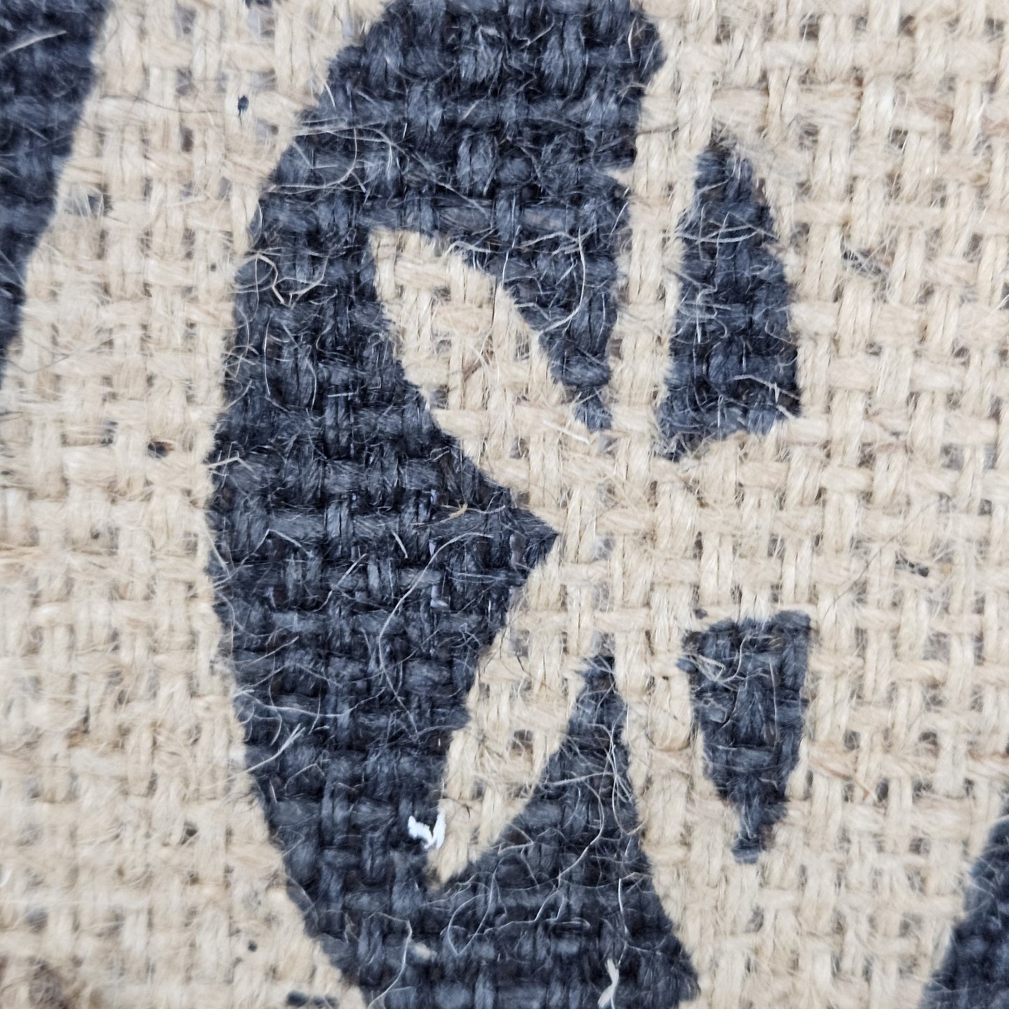 Sol & Cafe Coffee Authentic Burlap Sack Wrapped Canvas Wood Framed Art 16x20