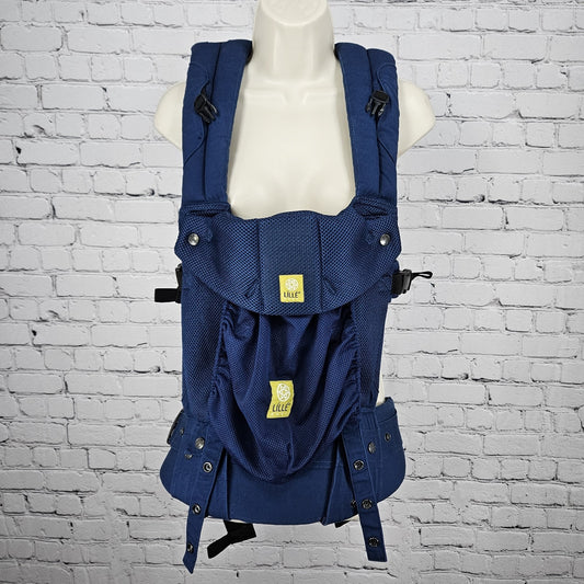 Lille Baby Blue Mesh Complete 6-in-1 Positions Carrier Newborn Infant Lumbar