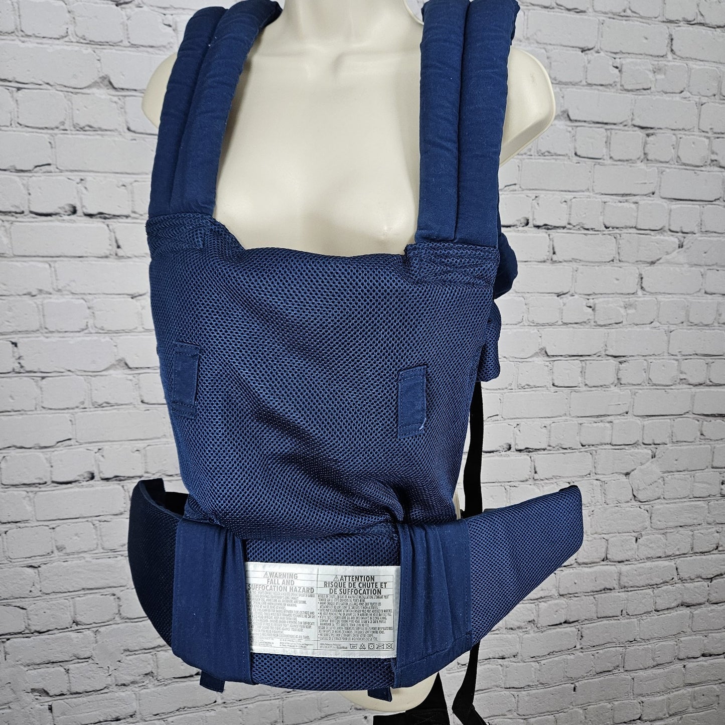 Lille Baby Blue Mesh Complete 6-in-1 Positions Carrier Newborn Infant Lumbar
