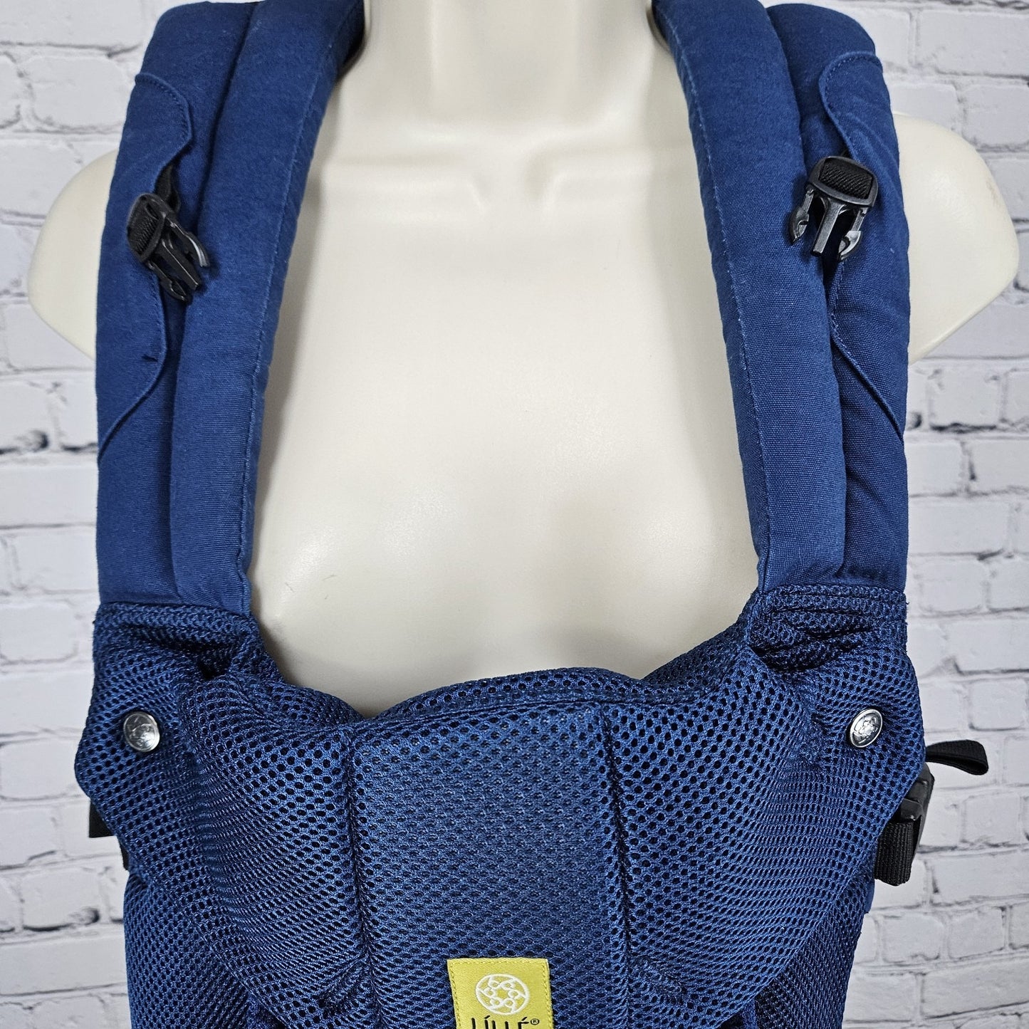 Lille Baby Blue Mesh Complete 6-in-1 Positions Carrier Newborn Infant Lumbar