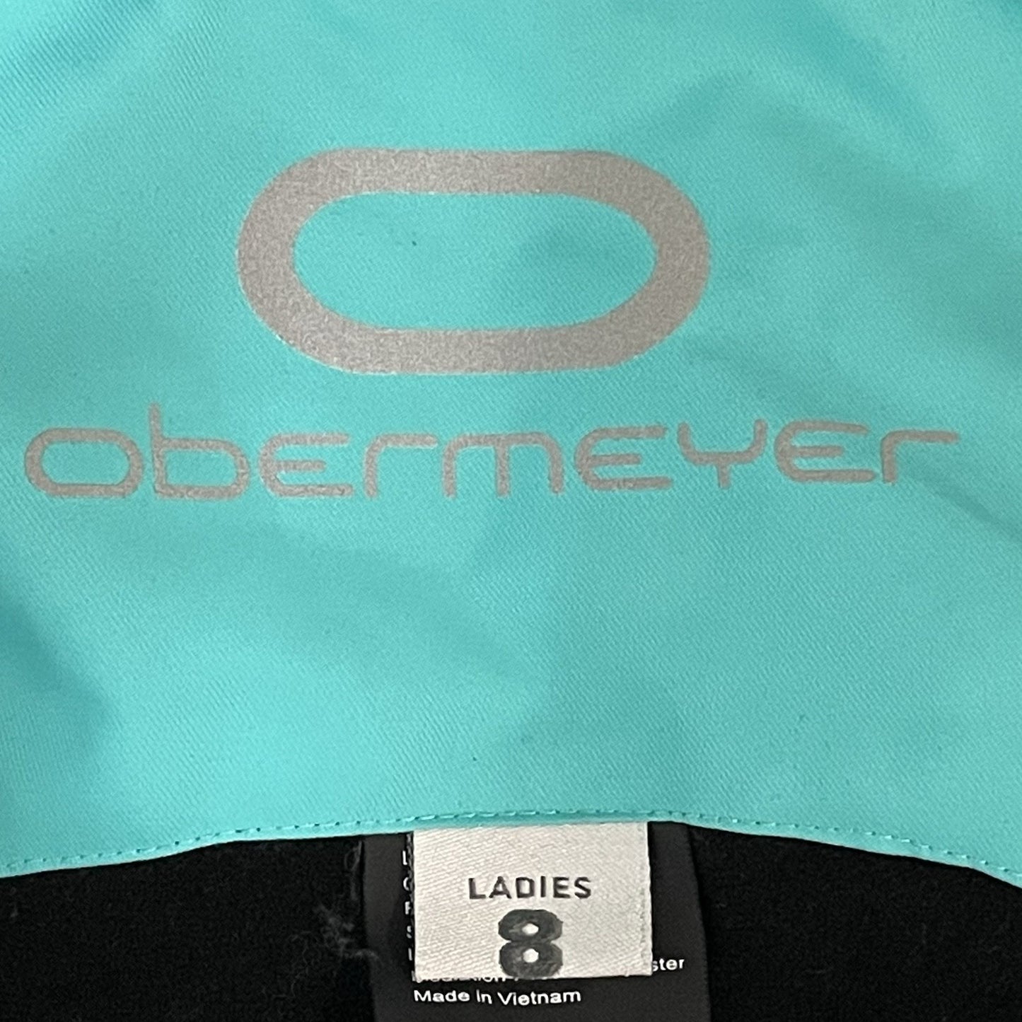 Obermeyer Grey Recco Zipped Insulated Lined Multiple Pockets Ski Jacket Size 8