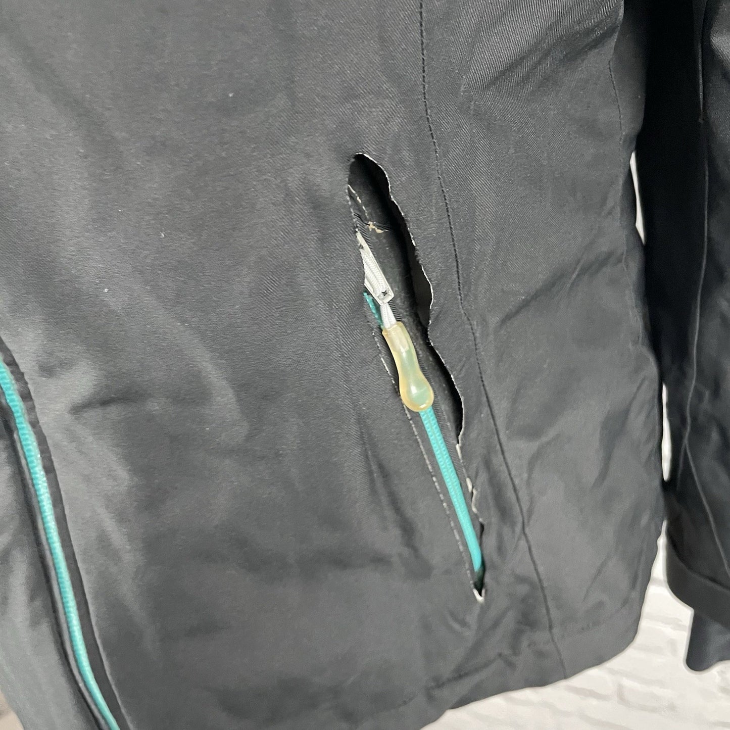 Obermeyer Grey Recco Zipped Insulated Lined Multiple Pockets Ski Jacket Size 8