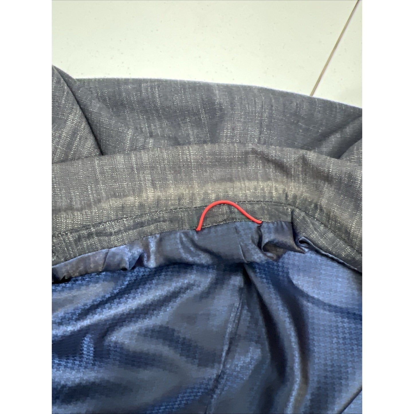 Billy London Grey Blue Cotton Blend 2 Button Double Vent Blazer Sport Coat 38S