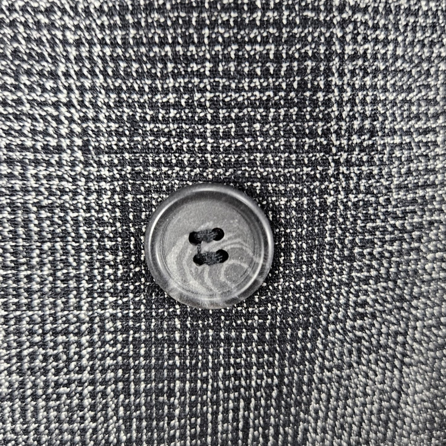 VTG Mark Shale Grey Check Double Breasted Notch Blazer Sport Coat USA 42