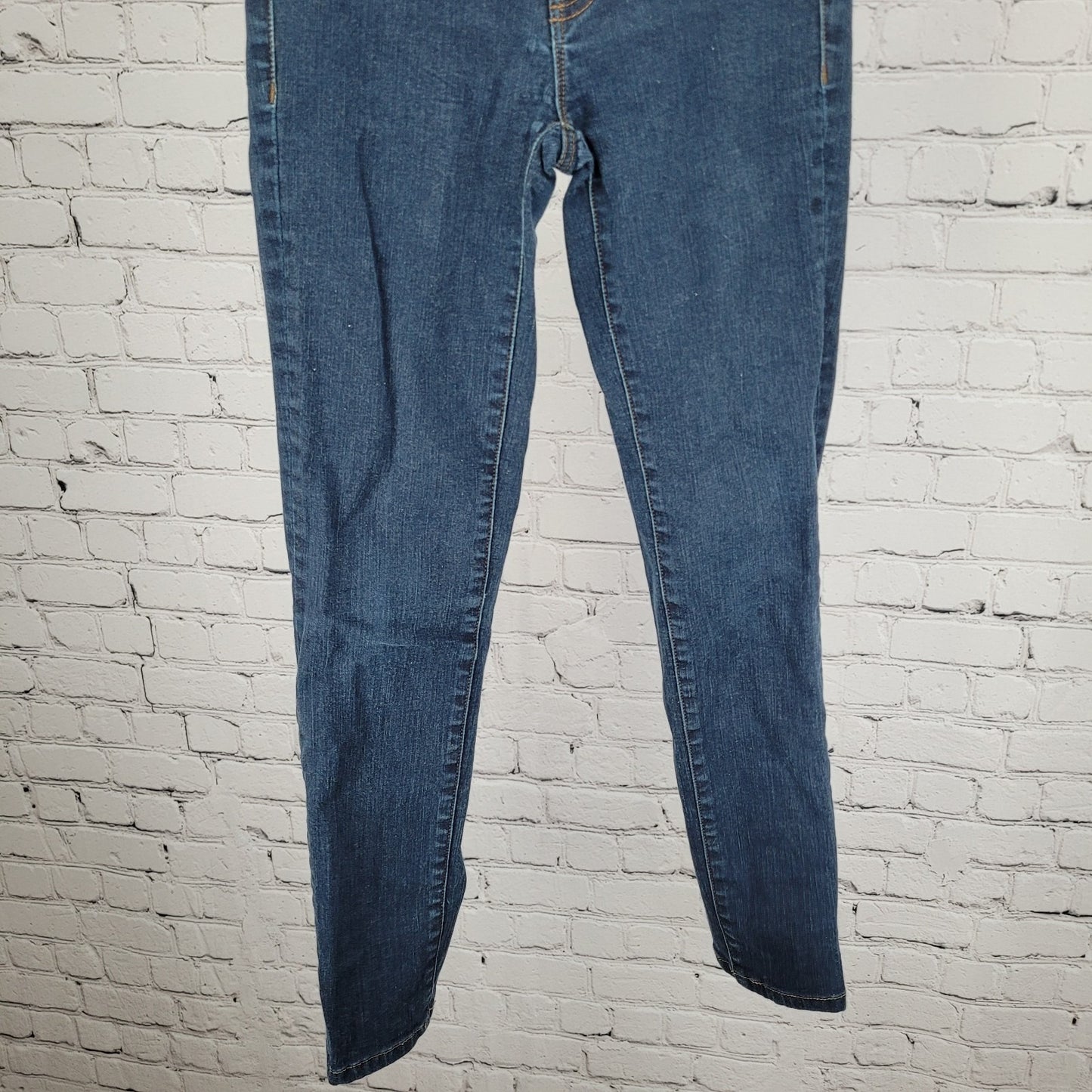 J Brand Clear Indigo Low Rise Skinny Jeans USA Faux Front Pockets 24 (24x26.5)