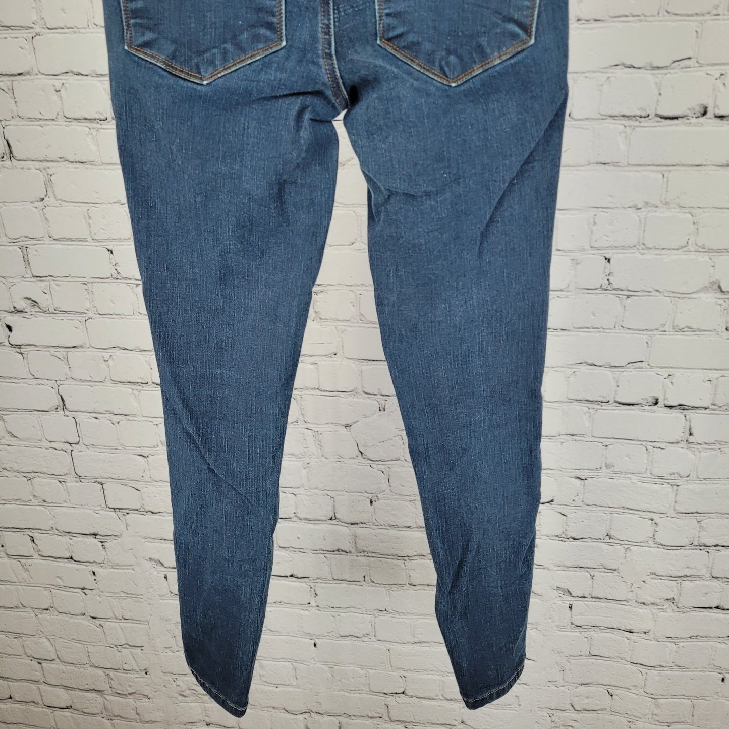 J Brand Clear Indigo Low Rise Skinny Jeans USA Faux Front Pockets 24 (24x26.5)