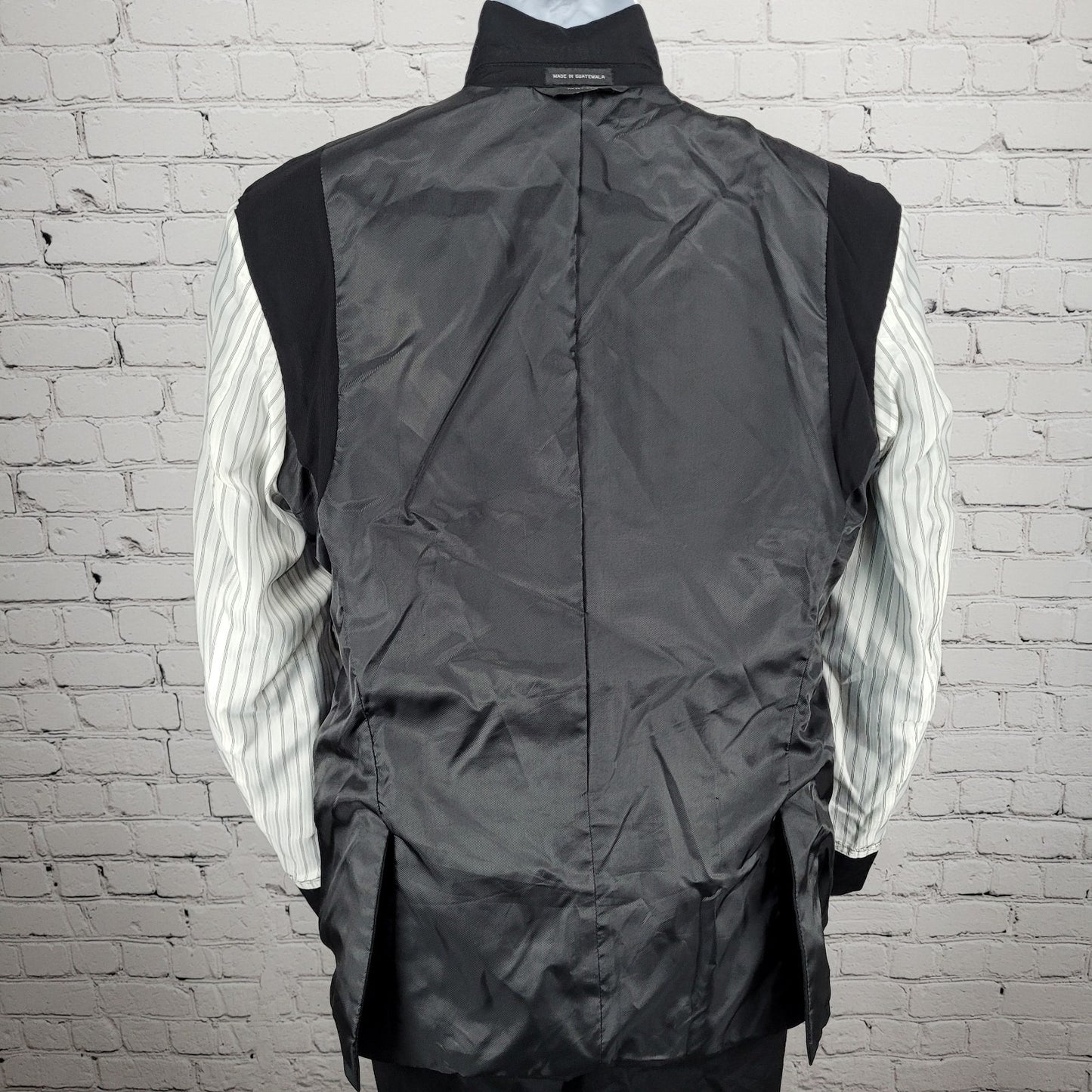 Ike Evening Black 100% Wool Super 120's Slim Fit Full Tuxedo Suit 39S (33-35x29)