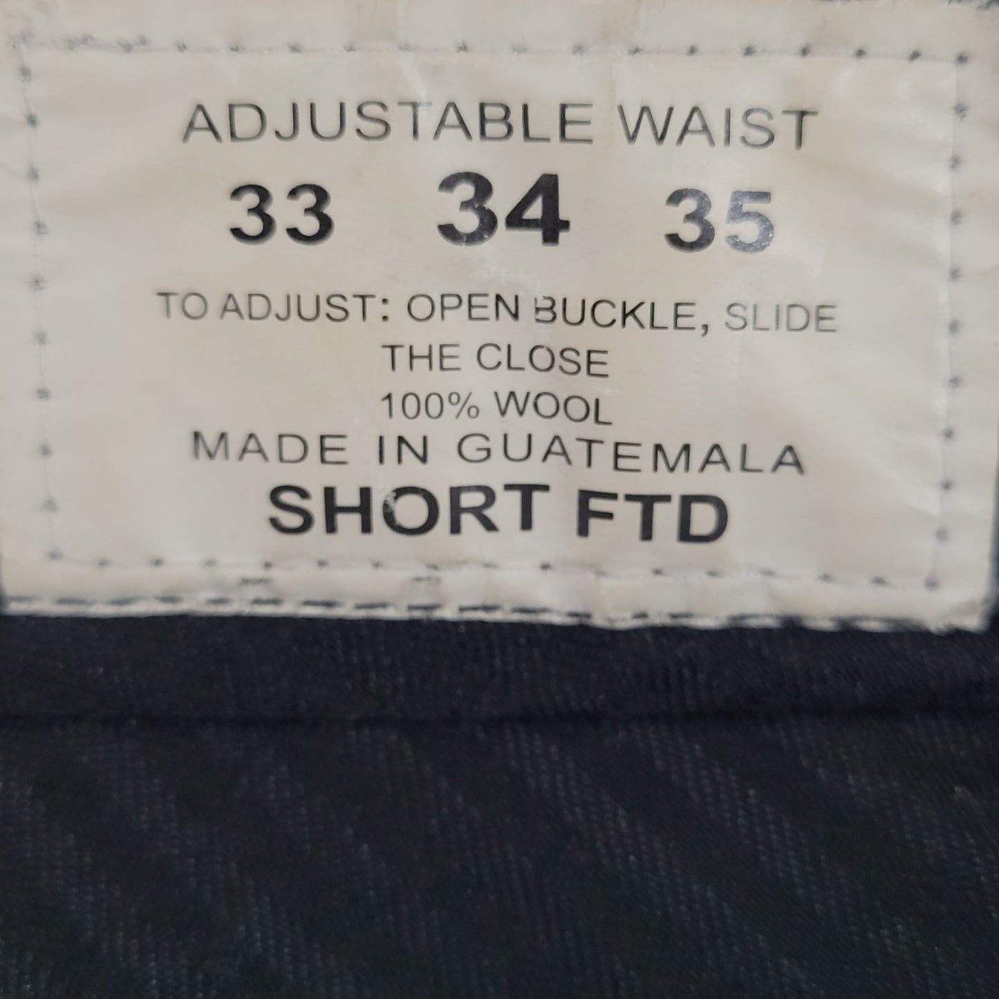 Ike Evening Black 100% Wool Super 120's Slim Fit Full Tuxedo Suit 39S (33-35x29)