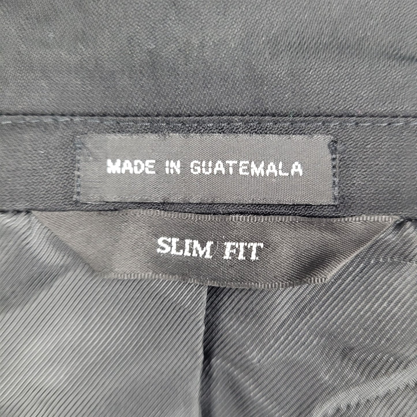 Ike Evening Black 100% Wool Super 120's Slim Fit Full Tuxedo Suit 39S (33-35x29)