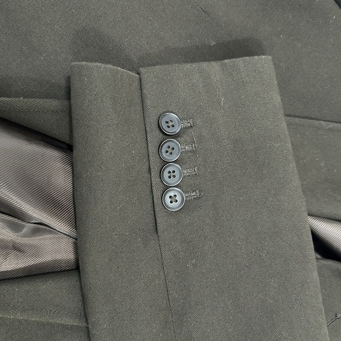 Stafford Signature Brown Cotton 2 Button Double Vented Sport Coat Men’s Size 42