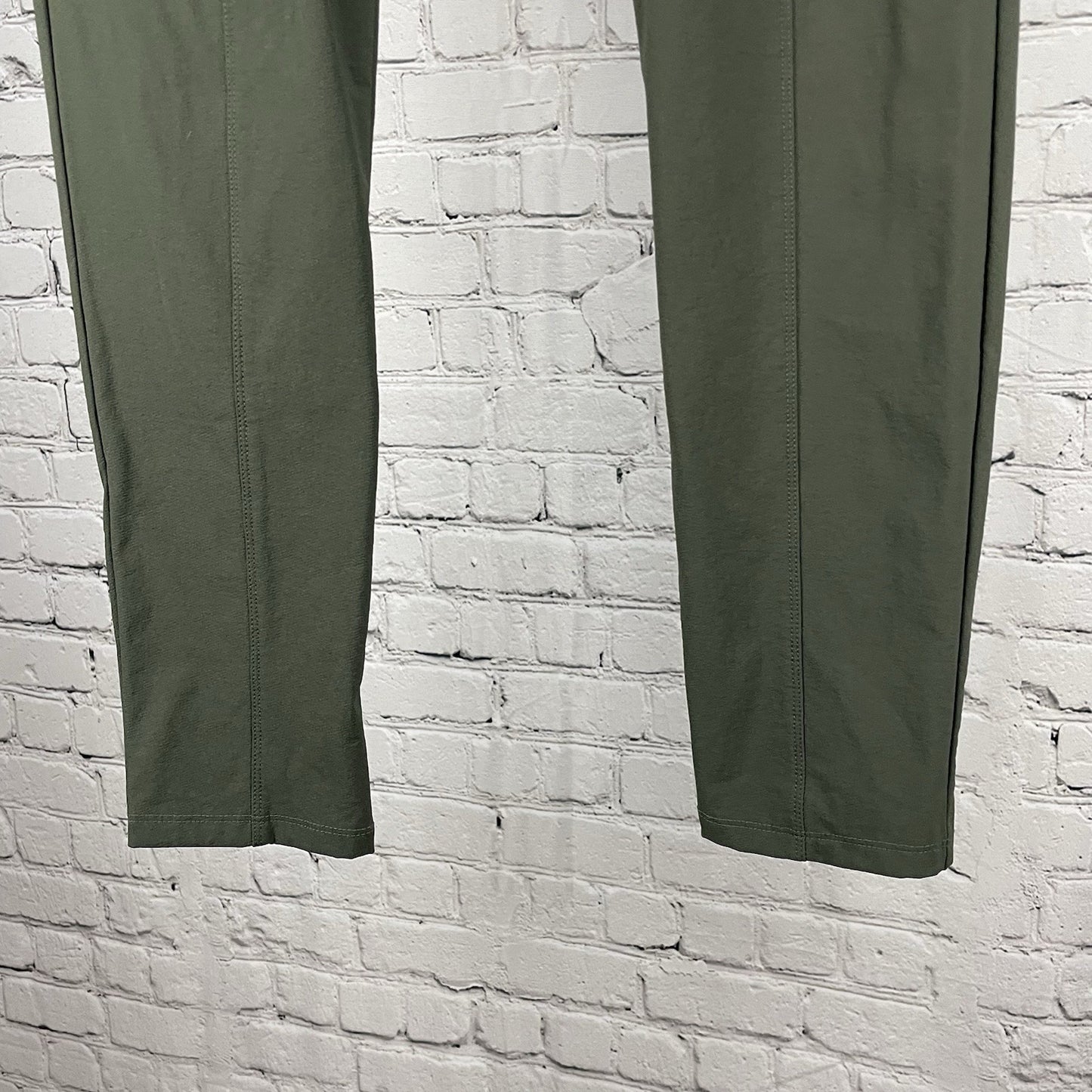 Athleta Green Wander Stash Skinny Hiking Nylon Stretch Pants Size 4 (30x29)