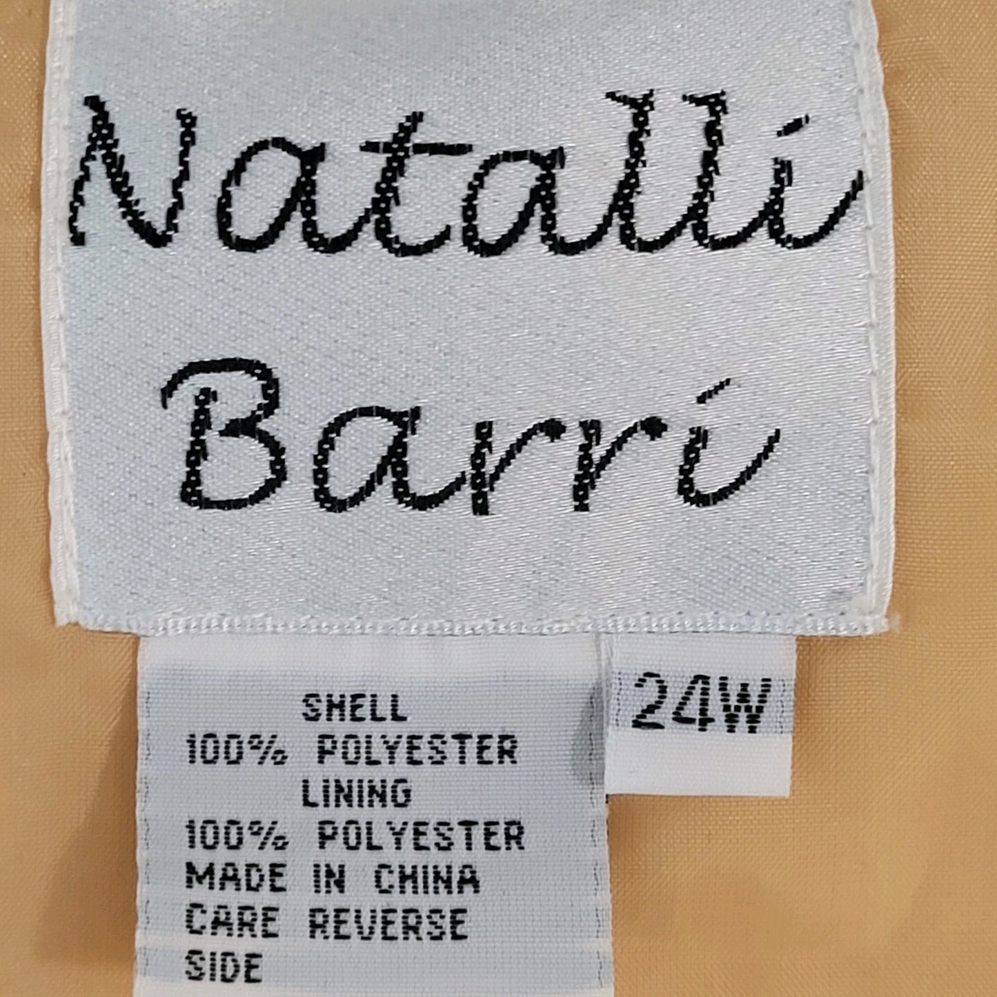 VTG Natalie Barri Yellow Beaded & Gold Trim Lined Lightweight Shawl Size 24W
