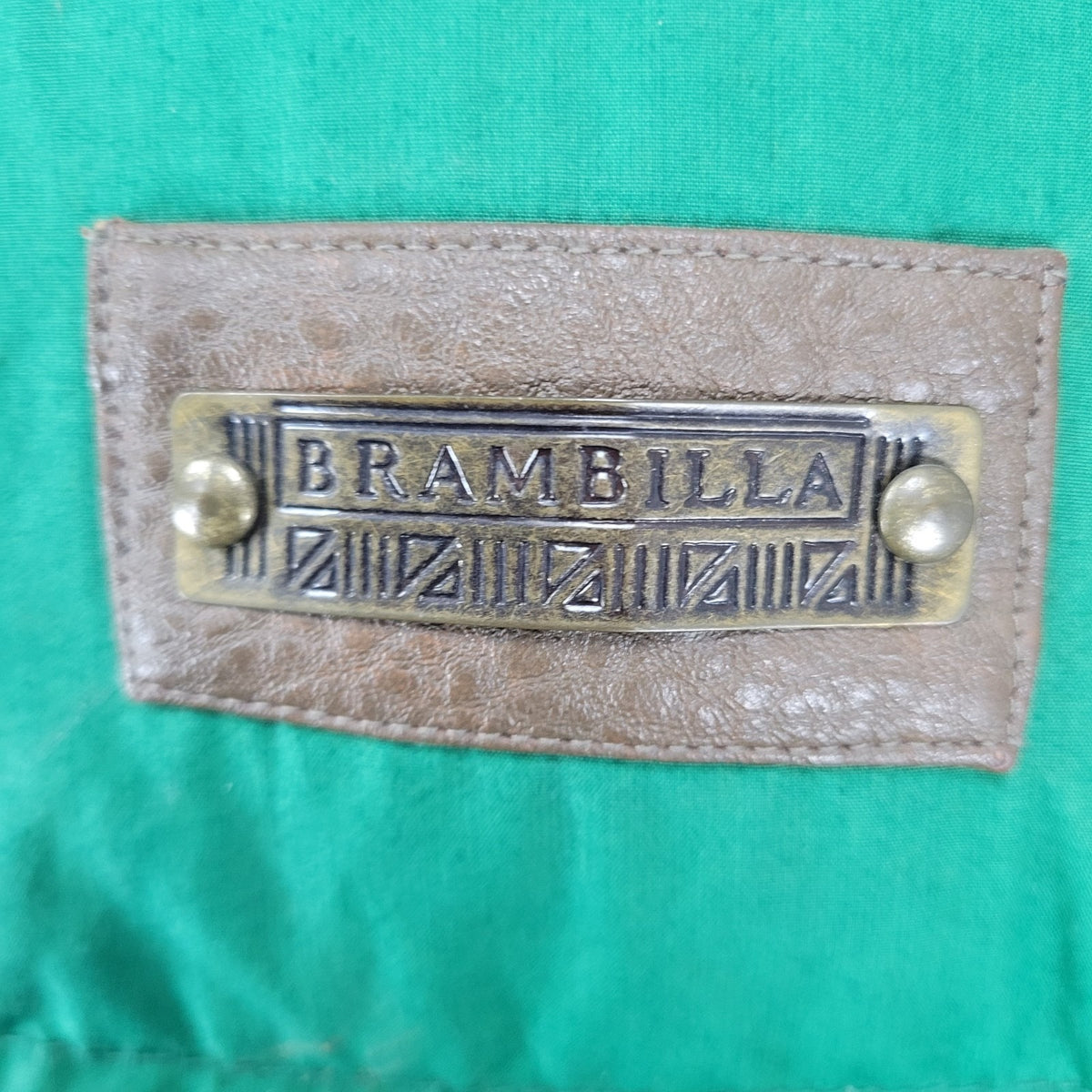 VTG Brambilla Green Purple Down Insulated Hooded Coat France Made Kids 14/16