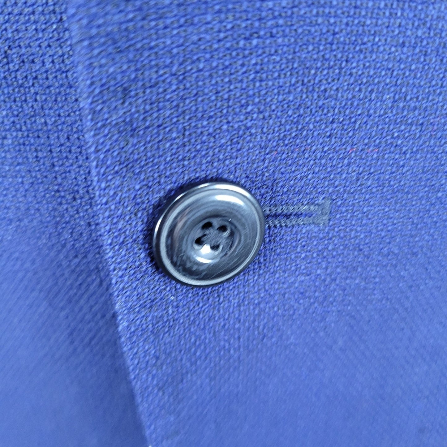 Saks Fifth Avenue Blue 100% Wool 2 Button Notch Blazer Sport Coat Size Medium M
