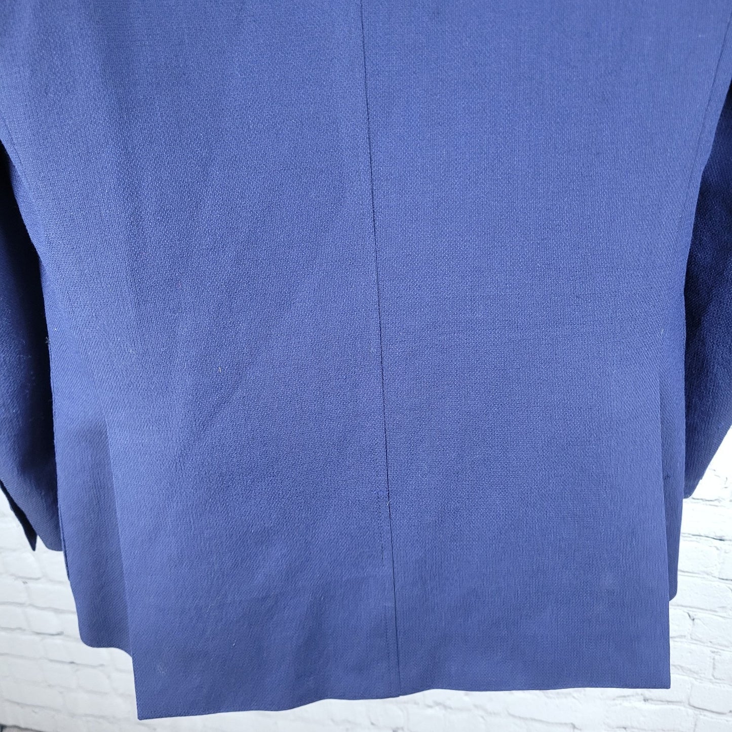 Saks Fifth Avenue Blue 100% Wool 2 Button Notch Blazer Sport Coat Size Medium M