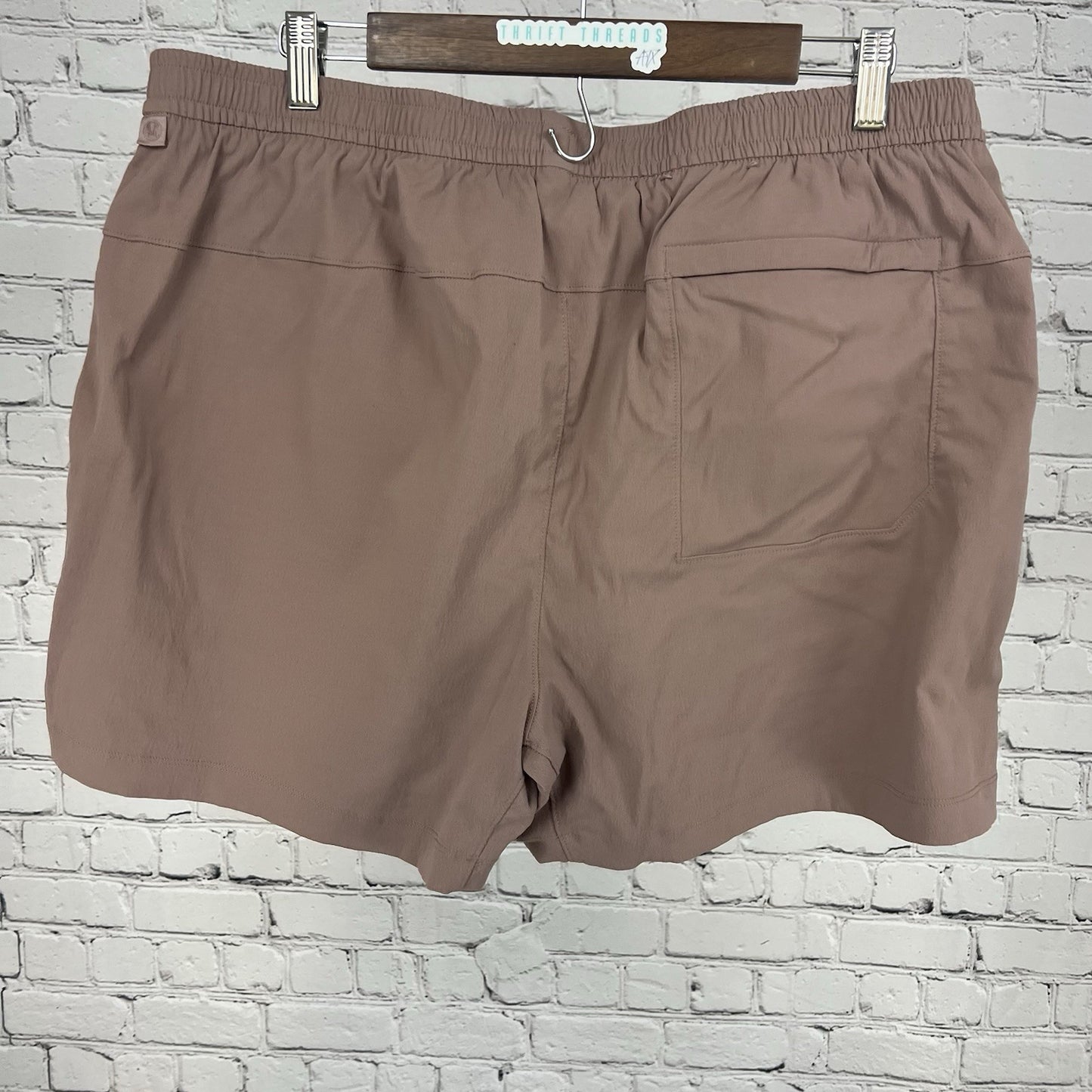 Lululemon Purple Maeve Elastic Waist Drawstring Casual Shorts Pockets Women XXL