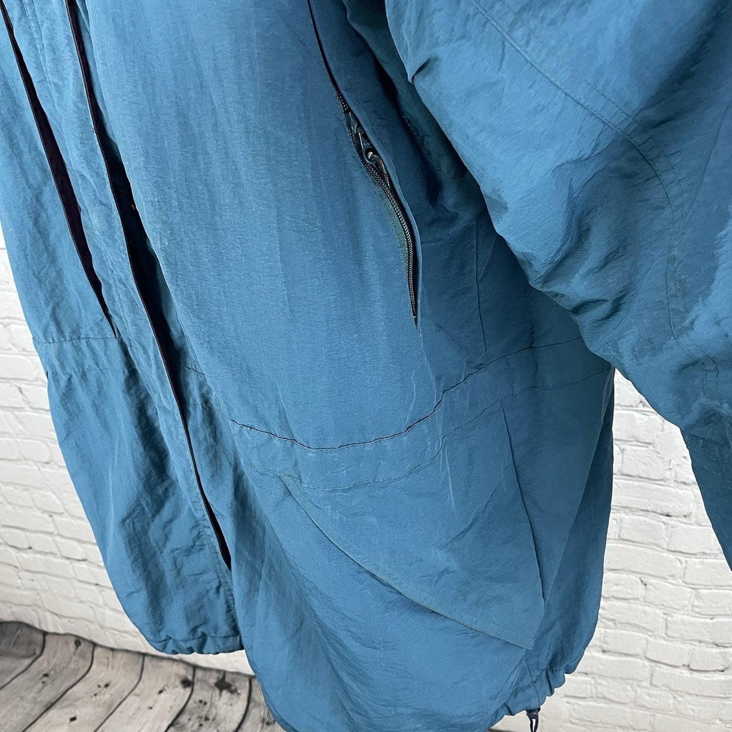 VTG Columbia Blue Granite Peak Multiple Zipped Pockets Lined Jacket Size Large L