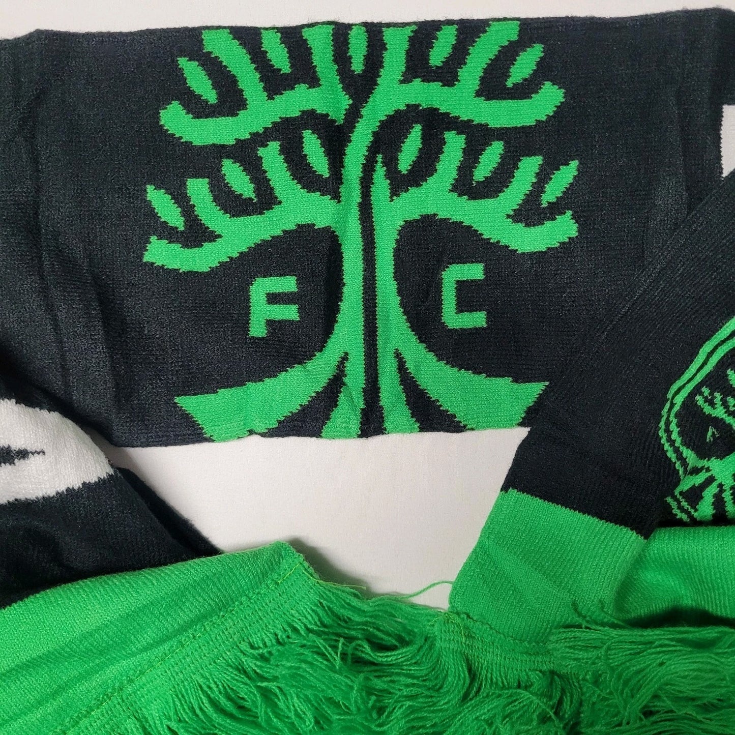 Austin FC 2021 Inaugural Season The Oak Collective Verde Listos Black Scarf