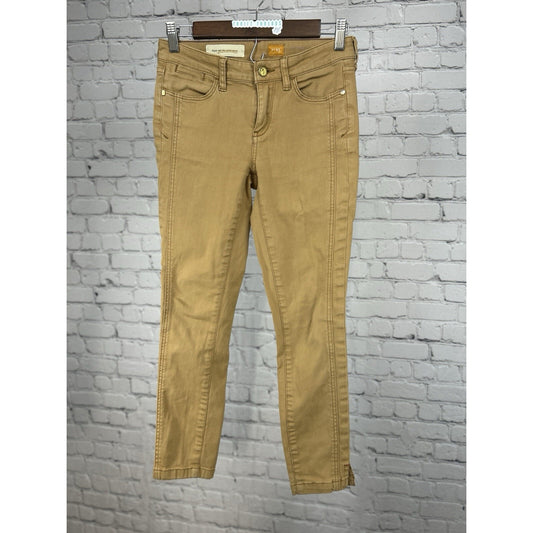 Anthropologie Pilcro And The Letterpress Yellow Skinny No. 25 Stet Jeans (28X25)
