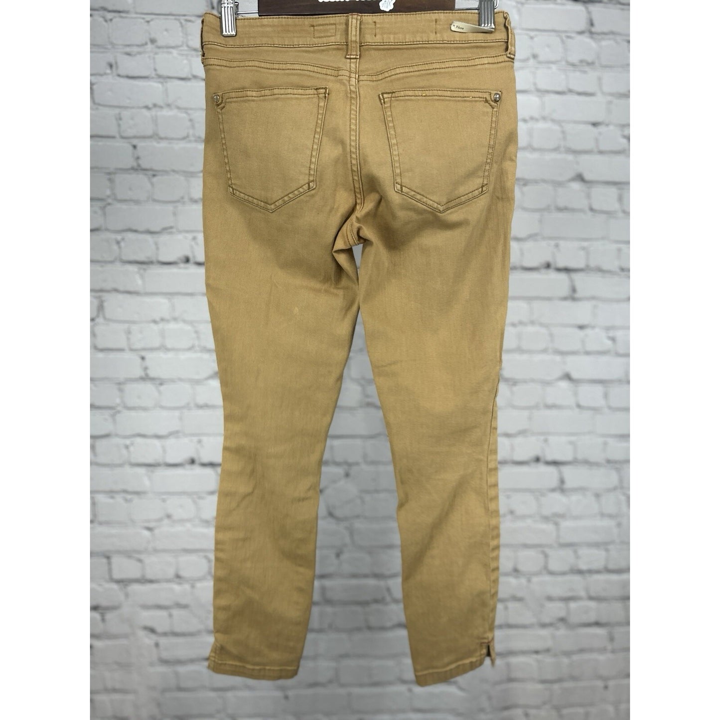 Anthropologie Pilcro And The Letterpress Yellow Skinny No. 25 Stet Jeans (28X25)