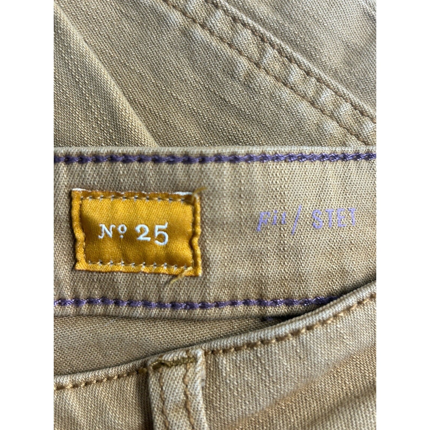Anthropologie Pilcro And The Letterpress Yellow Skinny No. 25 Stet Jeans (28X25)
