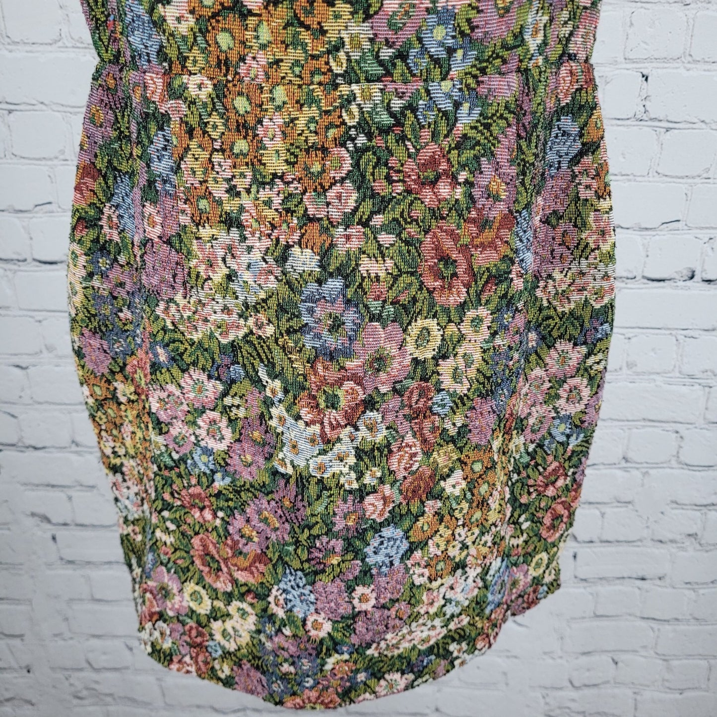 Urban Outfitters Multicolor Woven Floral Strappy Stretch Mini Dress Medium M
