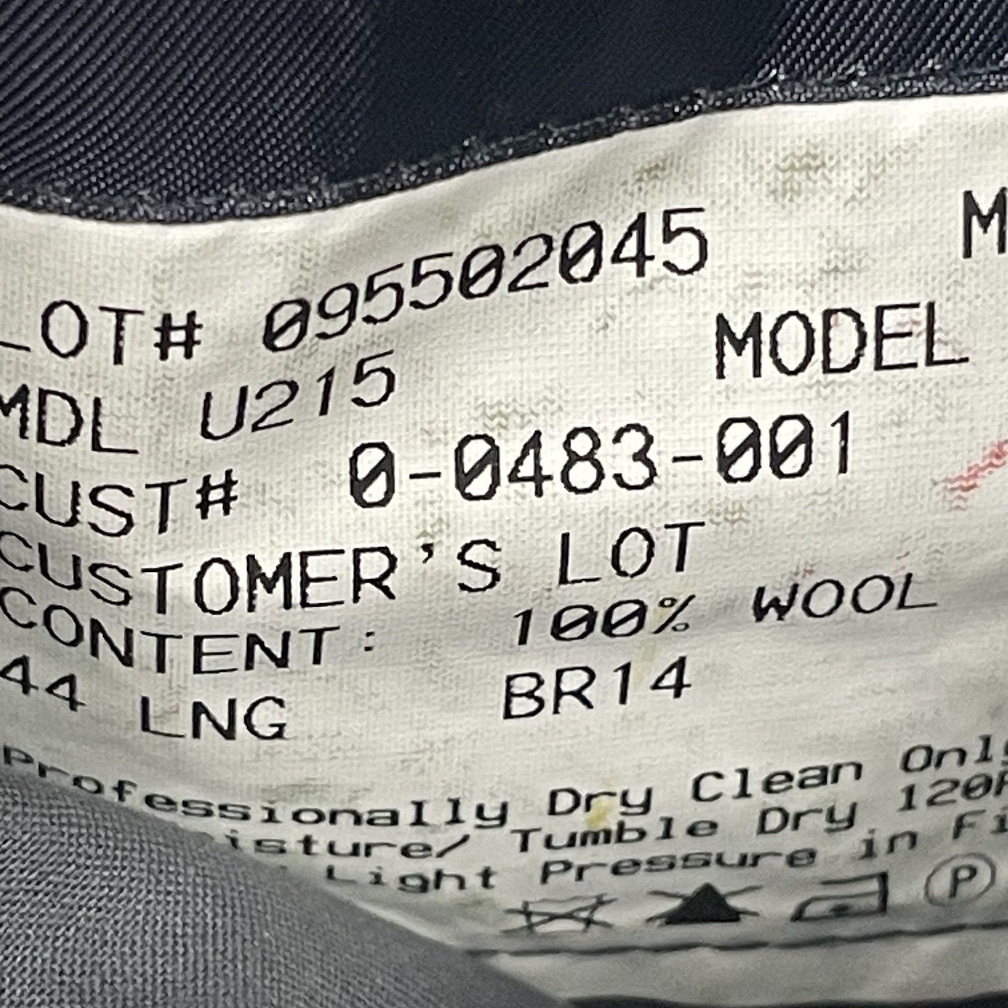 Hickey Freeman Grey Wool 2 Button Vented Blazer Sport Coat USA Made Size 44L
