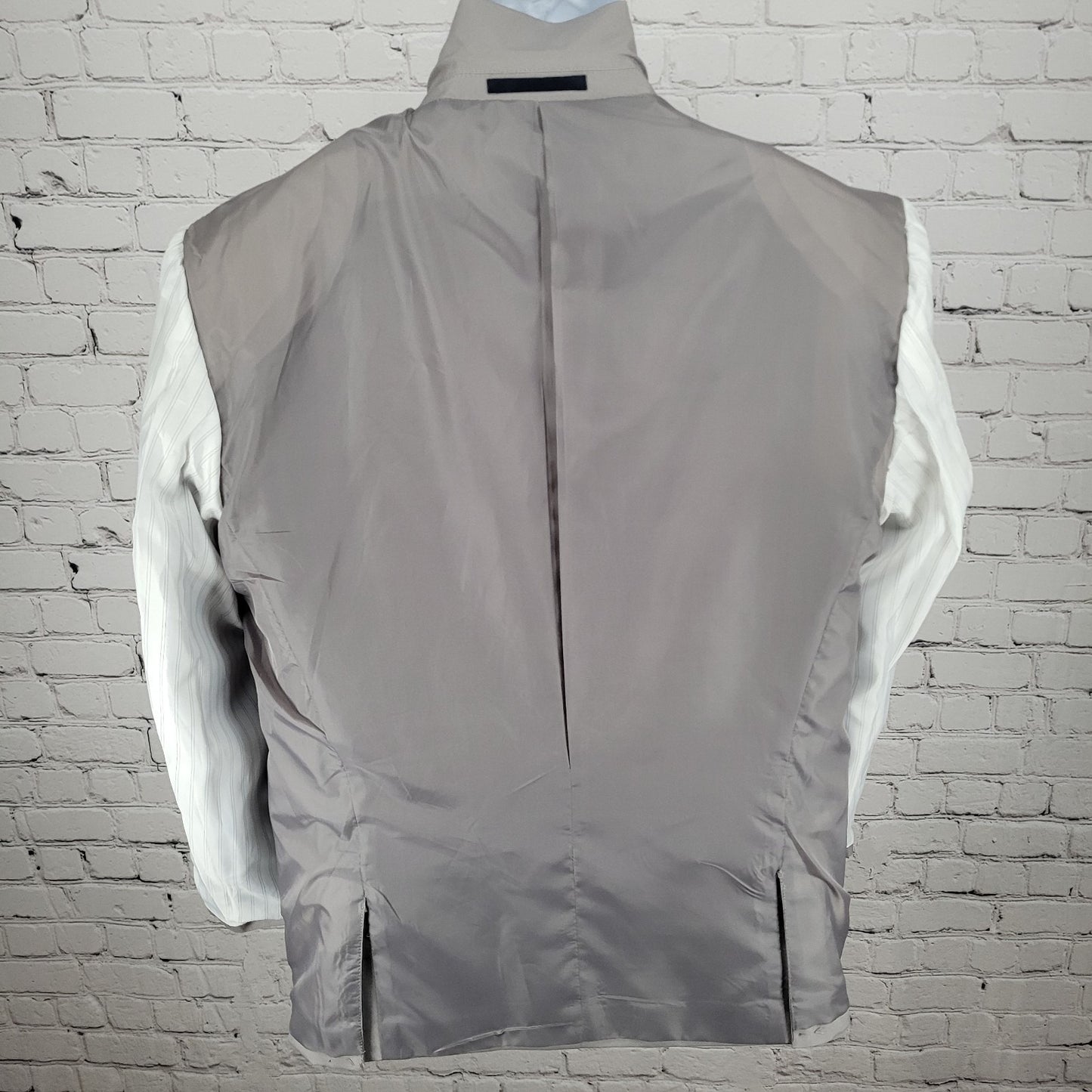 NWT Braveman Grey Slim Fit 2 Button Double Vent Blazer Suit Jacket Size 44S