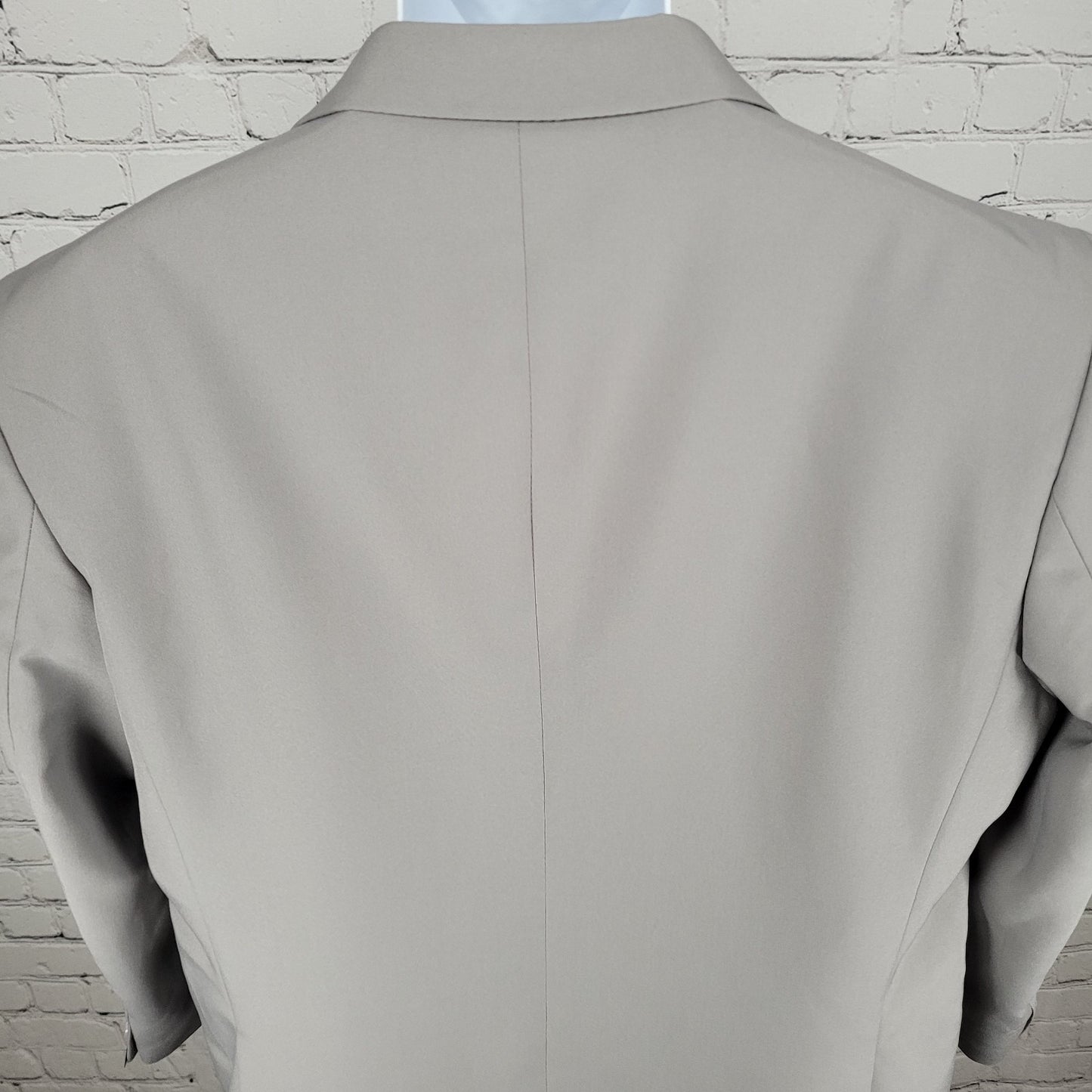 NWT Braveman Grey Slim Fit 2 Button Double Vent Blazer Suit Jacket Size 44S