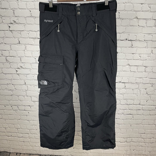 The North Face Black HyVent Cargo Pockets Snow Ski Pants Size Medium M (33x30)