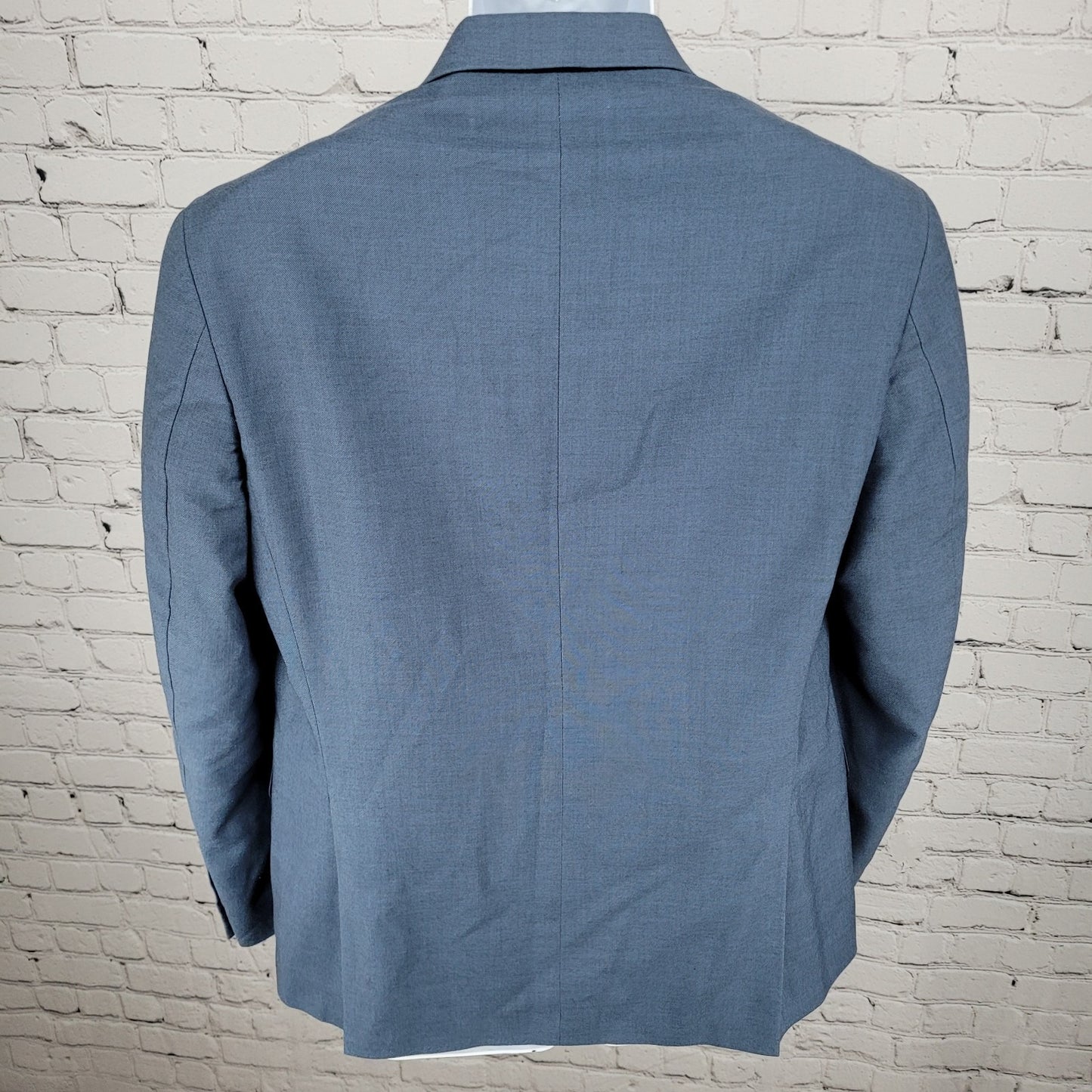 Kenneth Cole Reaction Blue 2 Button Vented Blazer Sport Coat Size 40S