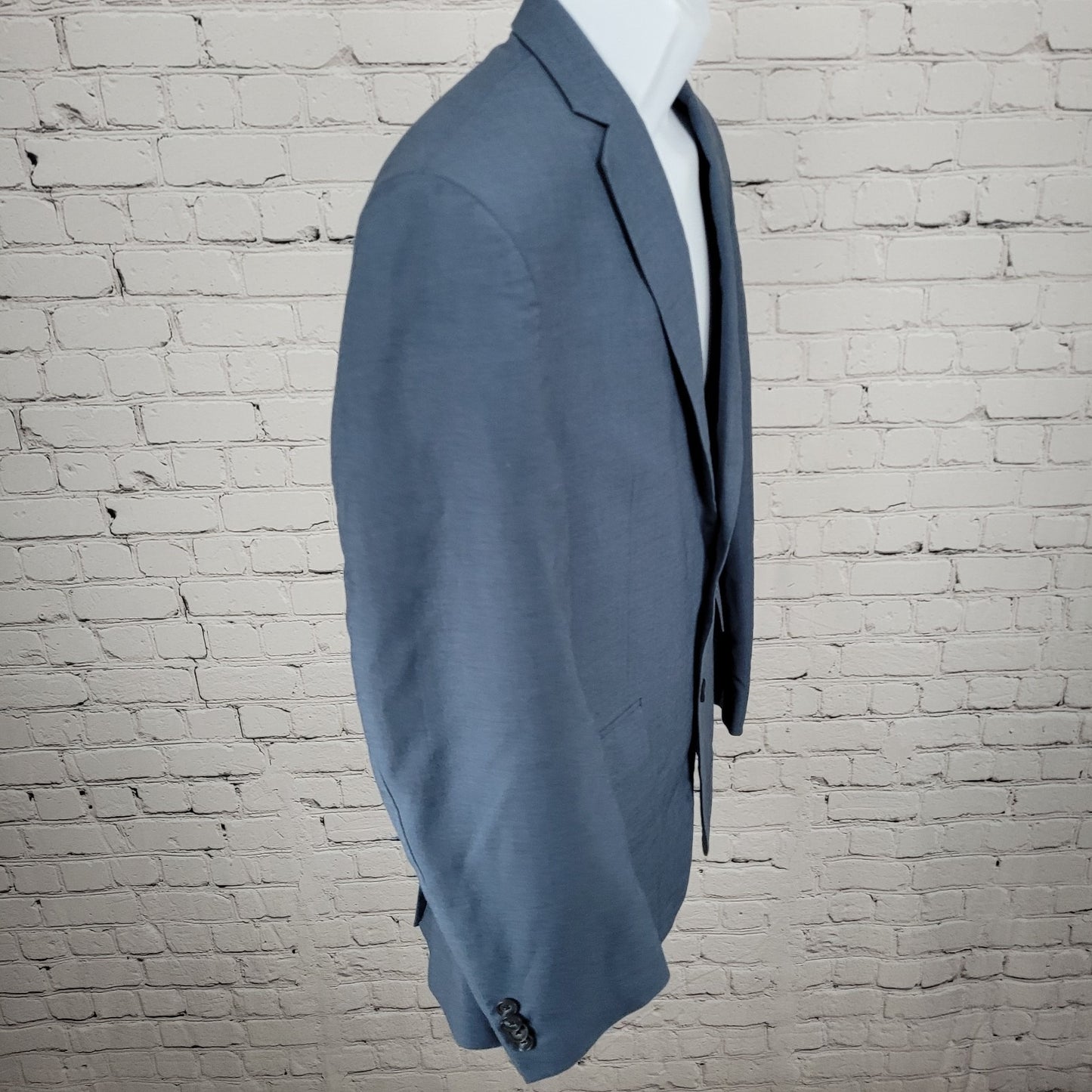 Kenneth Cole Reaction Blue 2 Button Vented Blazer Sport Coat Size 40S